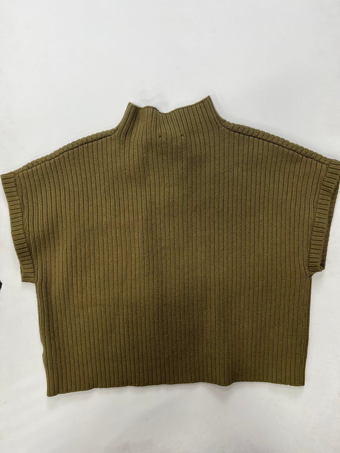 Olive Sweater Short Sleeve Entro, Size S