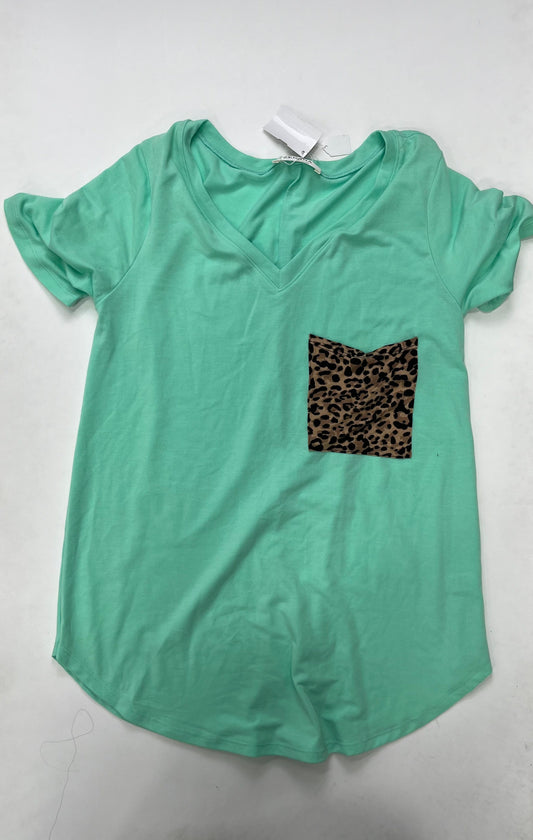 Mint Top Short Sleeve Zenana Outfitters, Size S