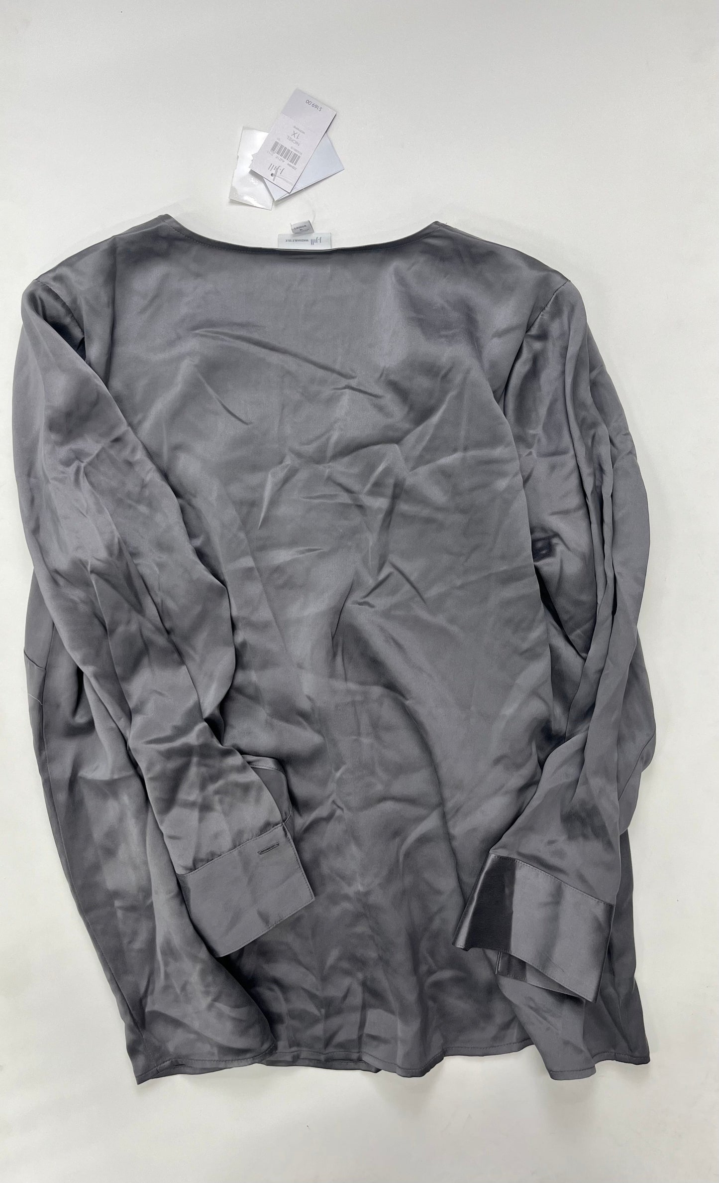 Grey Blouse Long Sleeve J Jill NWT, Size 1x