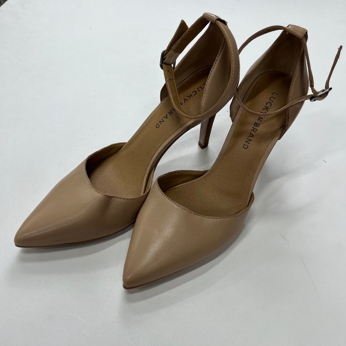Tan Shoes Heels D Orsay Lucky Brand, Size 8