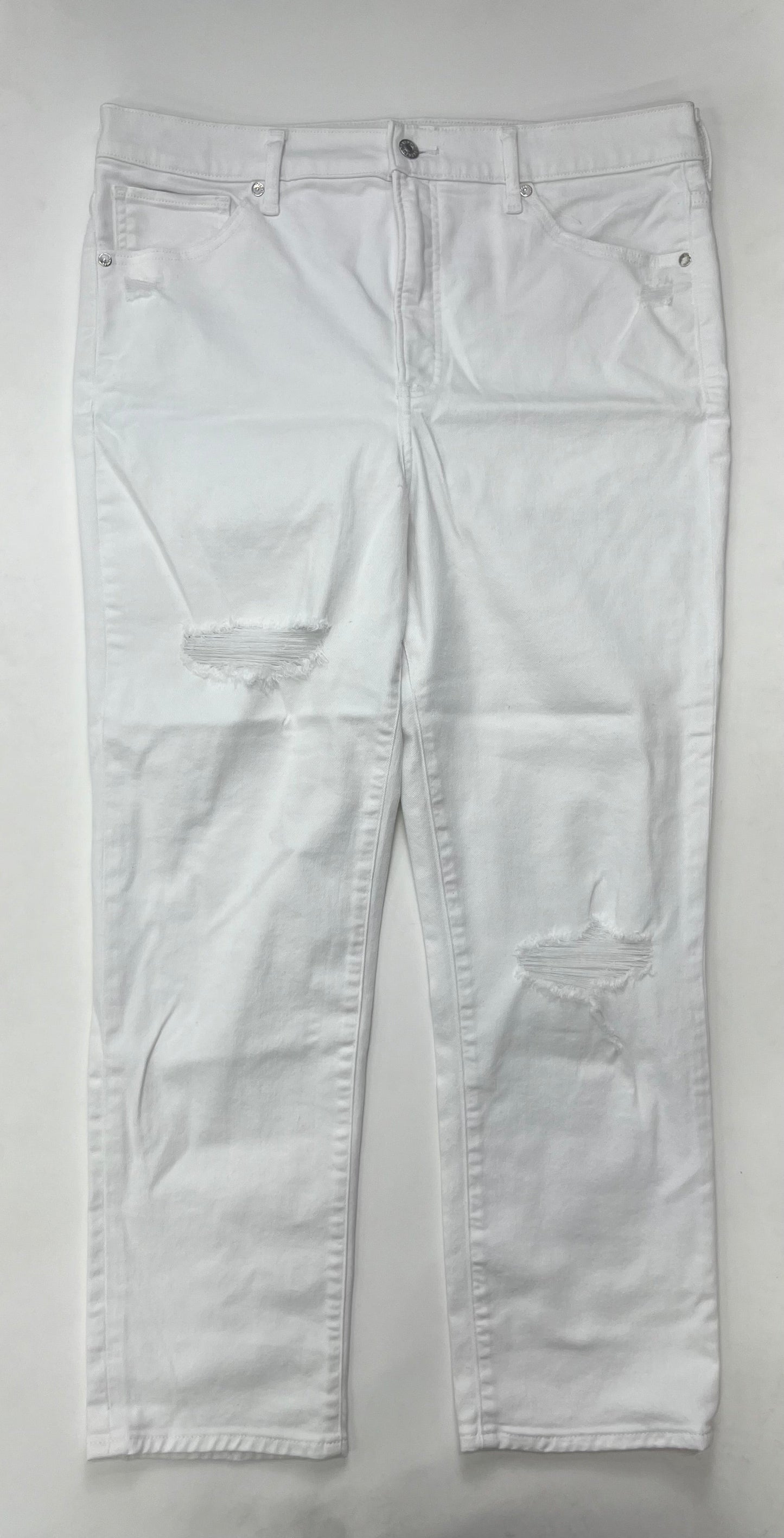 White Jeans Straight Express, Size 14