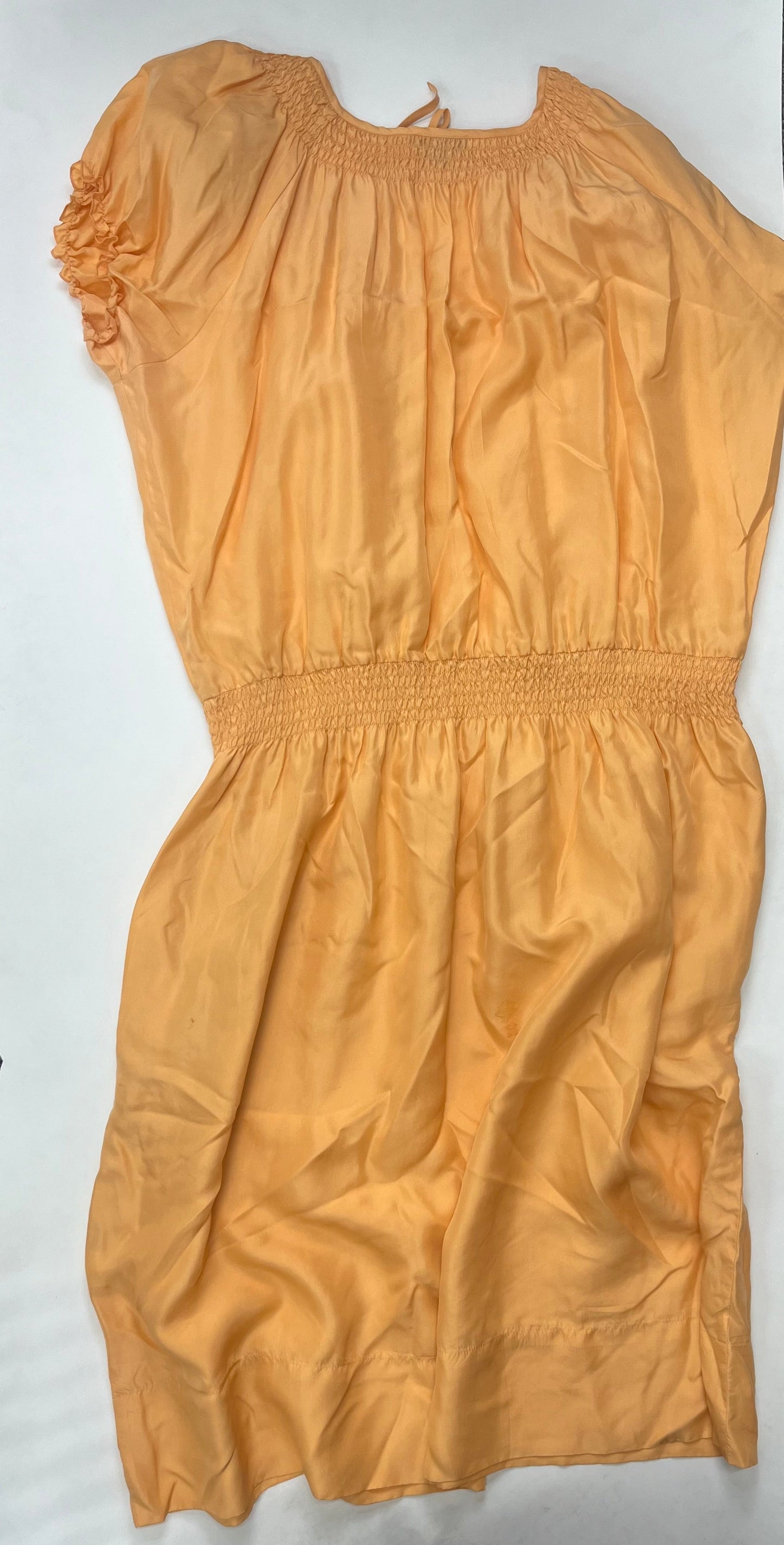 Orange Dress Casual Midi Talbots, Size 2x
