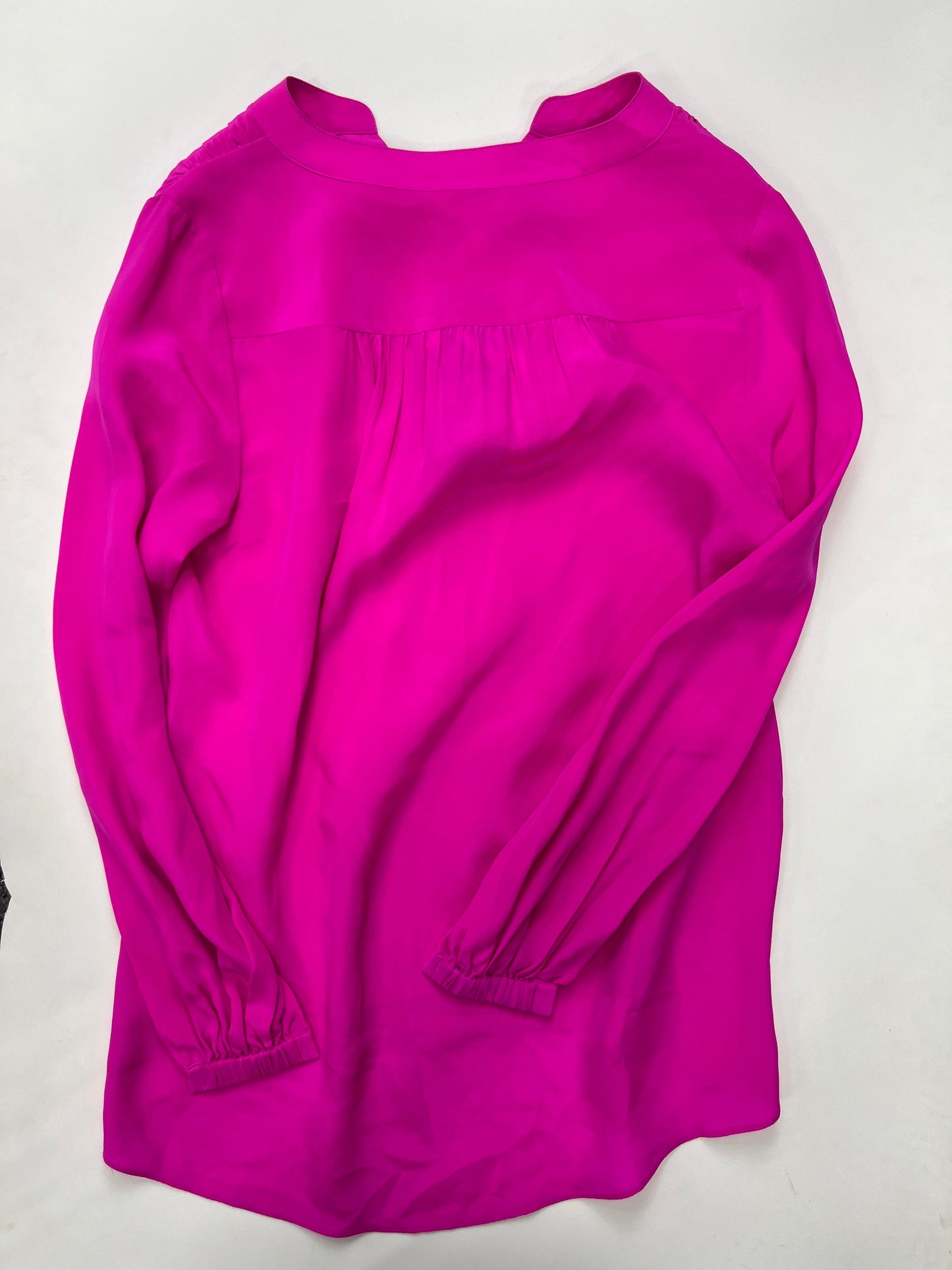 Fuschia Blouse Long Sleeve Lilly Pulitzer NWT, Size Xs