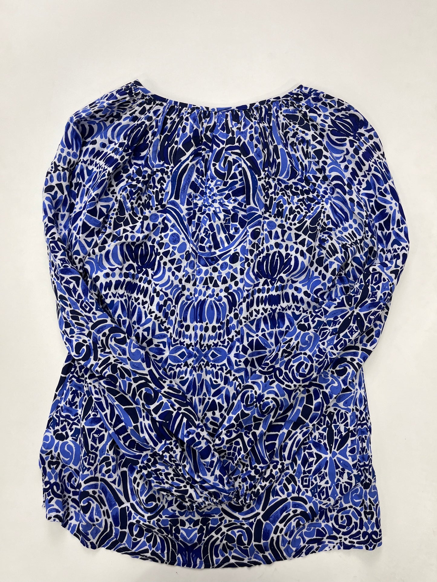 Blue Blouse Long Sleeve Lilly Pulitzer NWT, Size Xs