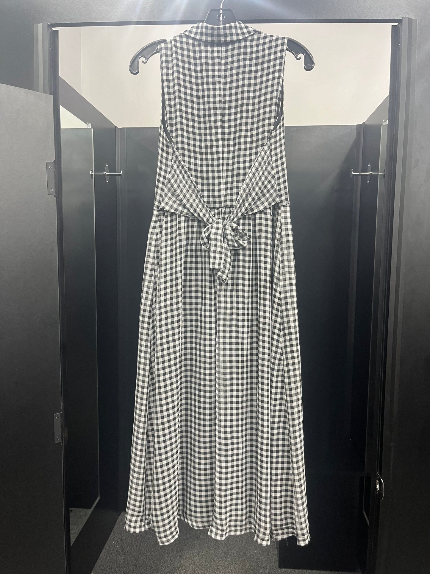 Checked Dress Casual Midi Dkny, Size Xs