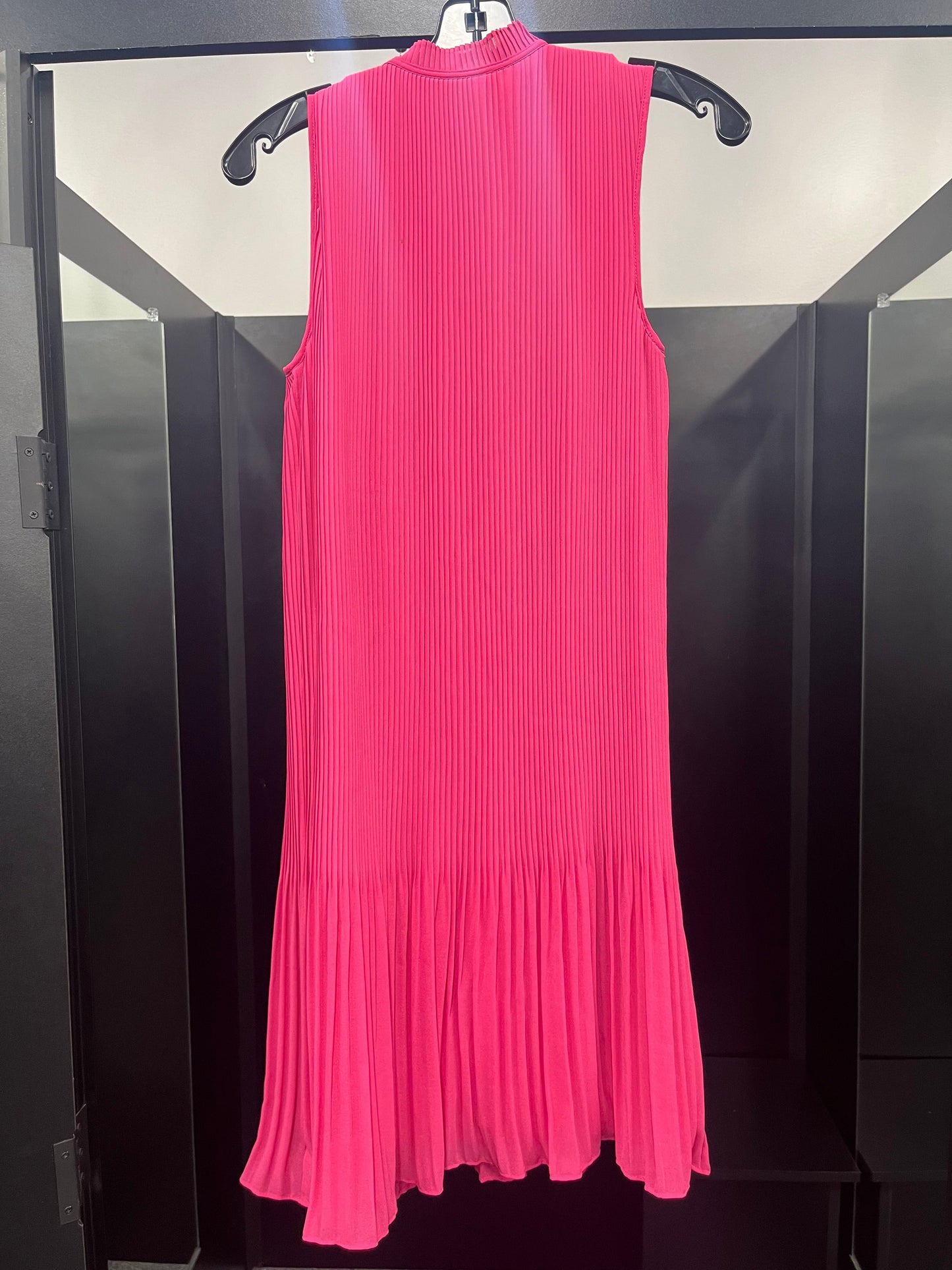 Pink Dress Party Midi Dkny, Size S