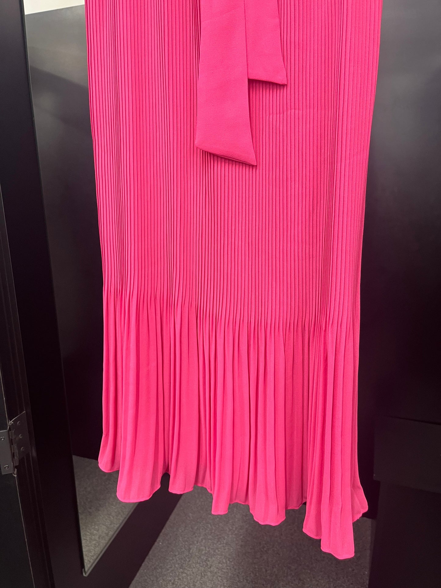 Pink Dress Party Midi Dkny, Size S