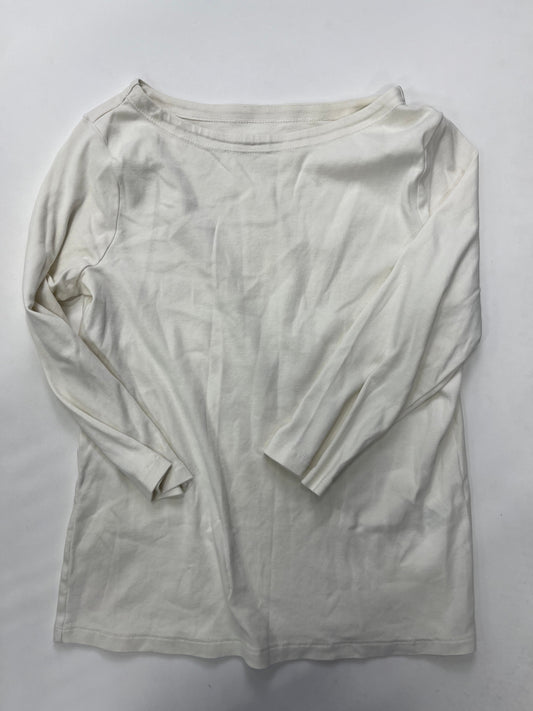 Cream Top Long Sleeve Chicos, Size M