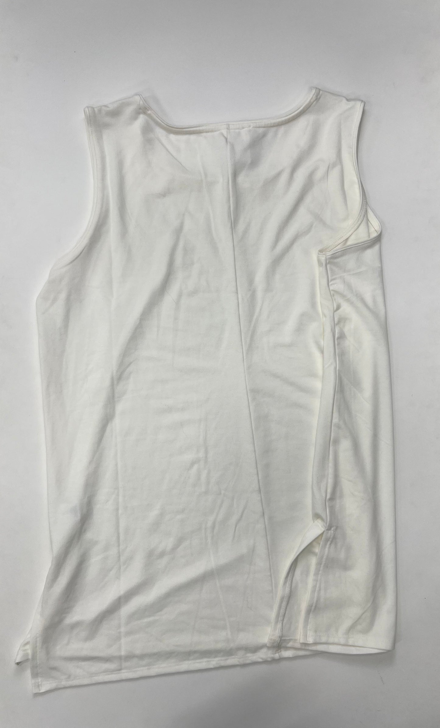 Cream Top Sleeveless Zenana Outfitters, Size Xl