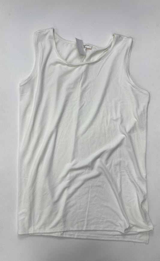 Cream Top Sleeveless Zenana Outfitters, Size Xl