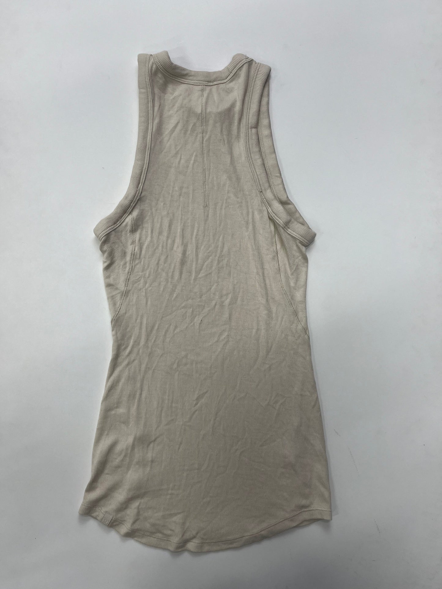 Cream Athletic Tank Top Lululemon, Size Xs