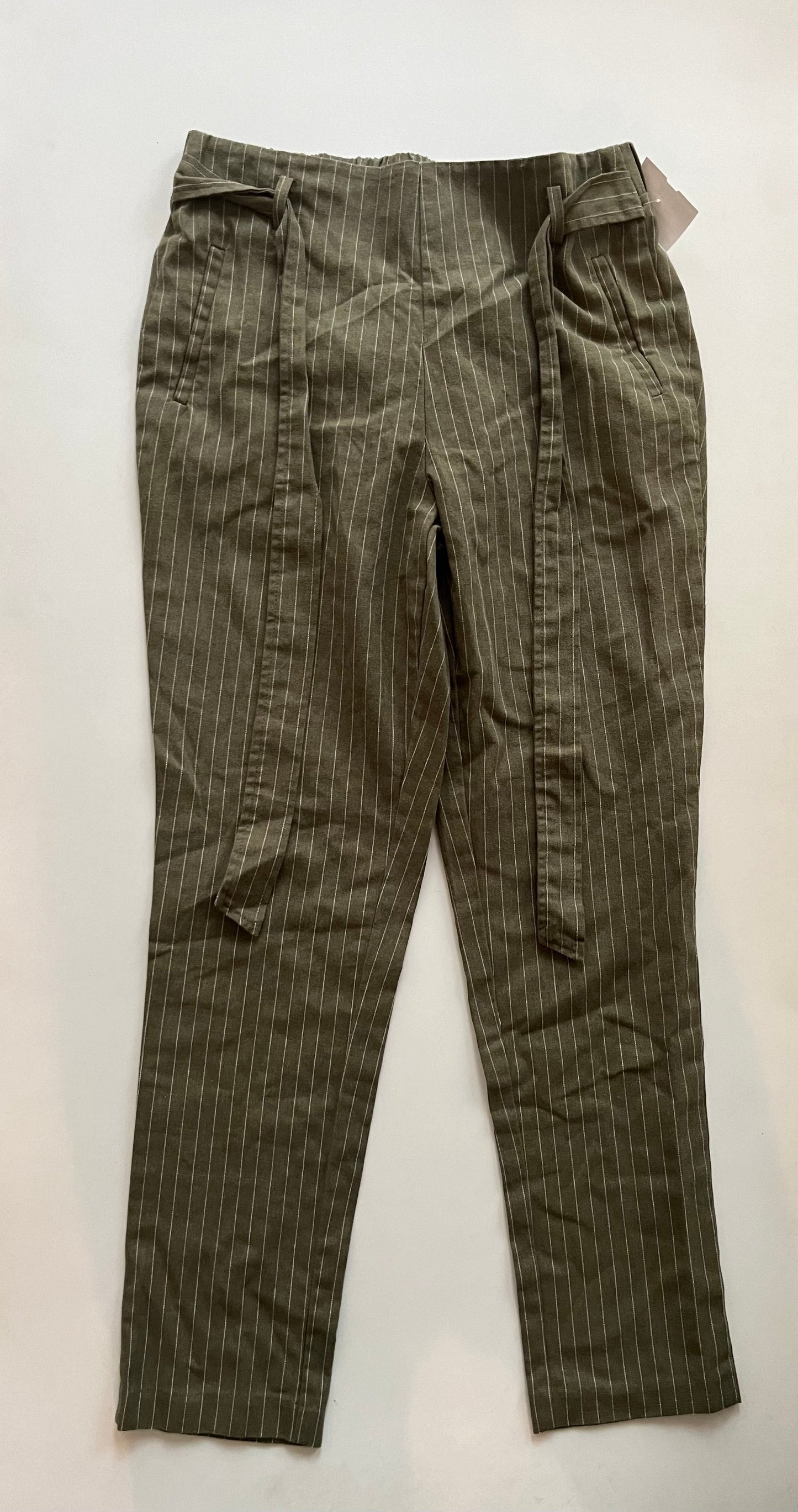 Olive Pants Work/dress Active Usa, Size S