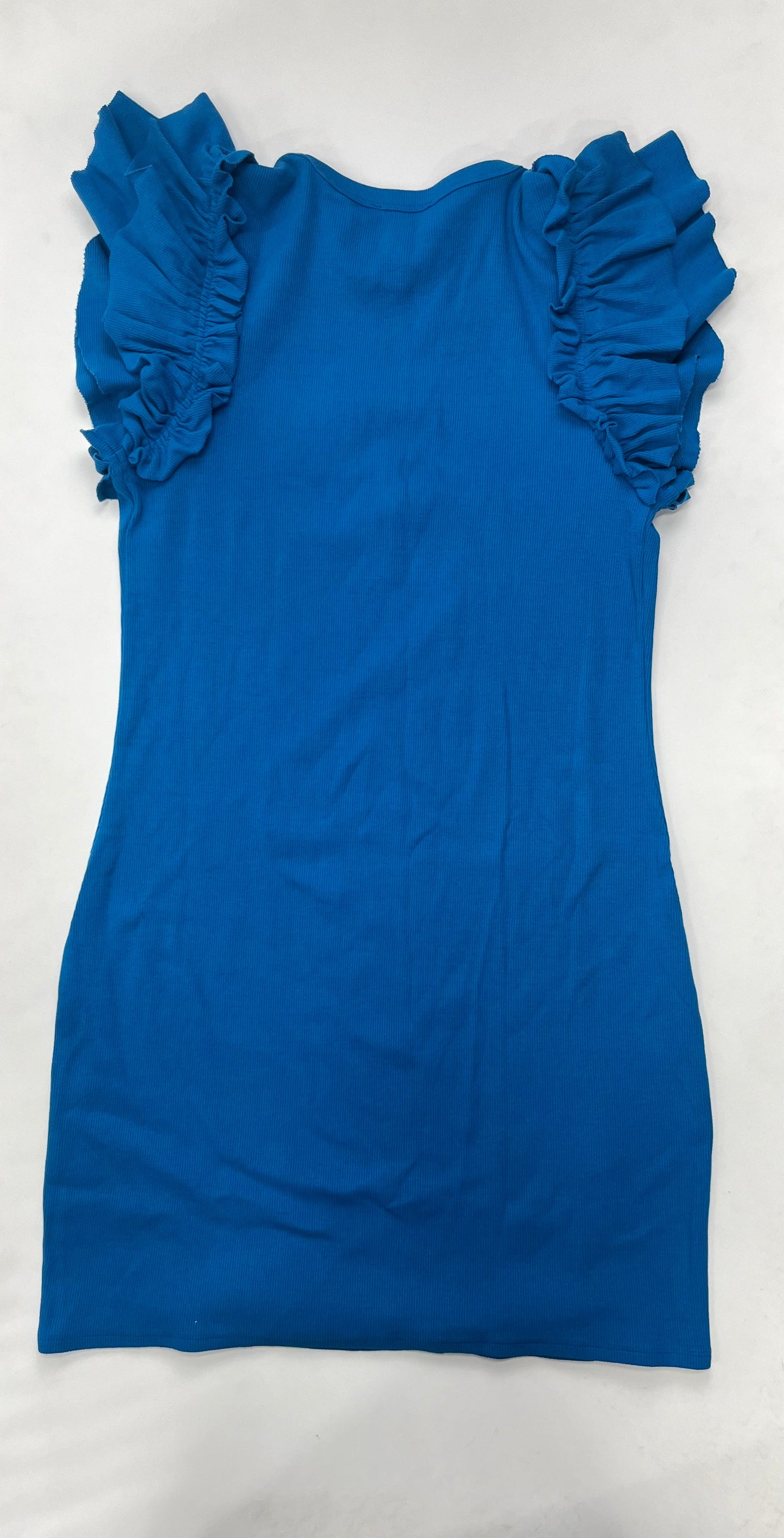 Blue Dress Casual Midi Express, Size M