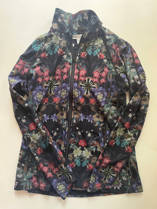 Floral Athletic Jacket Karen Kane, Size M