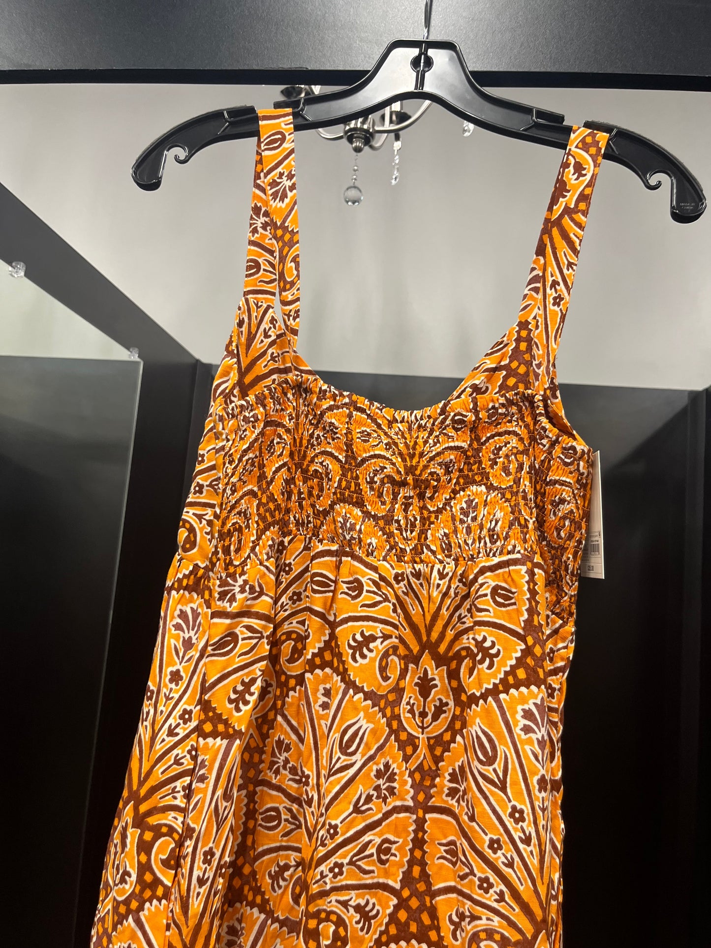 Orange Dress Casual Maxi Knox Rose NWT, Size S