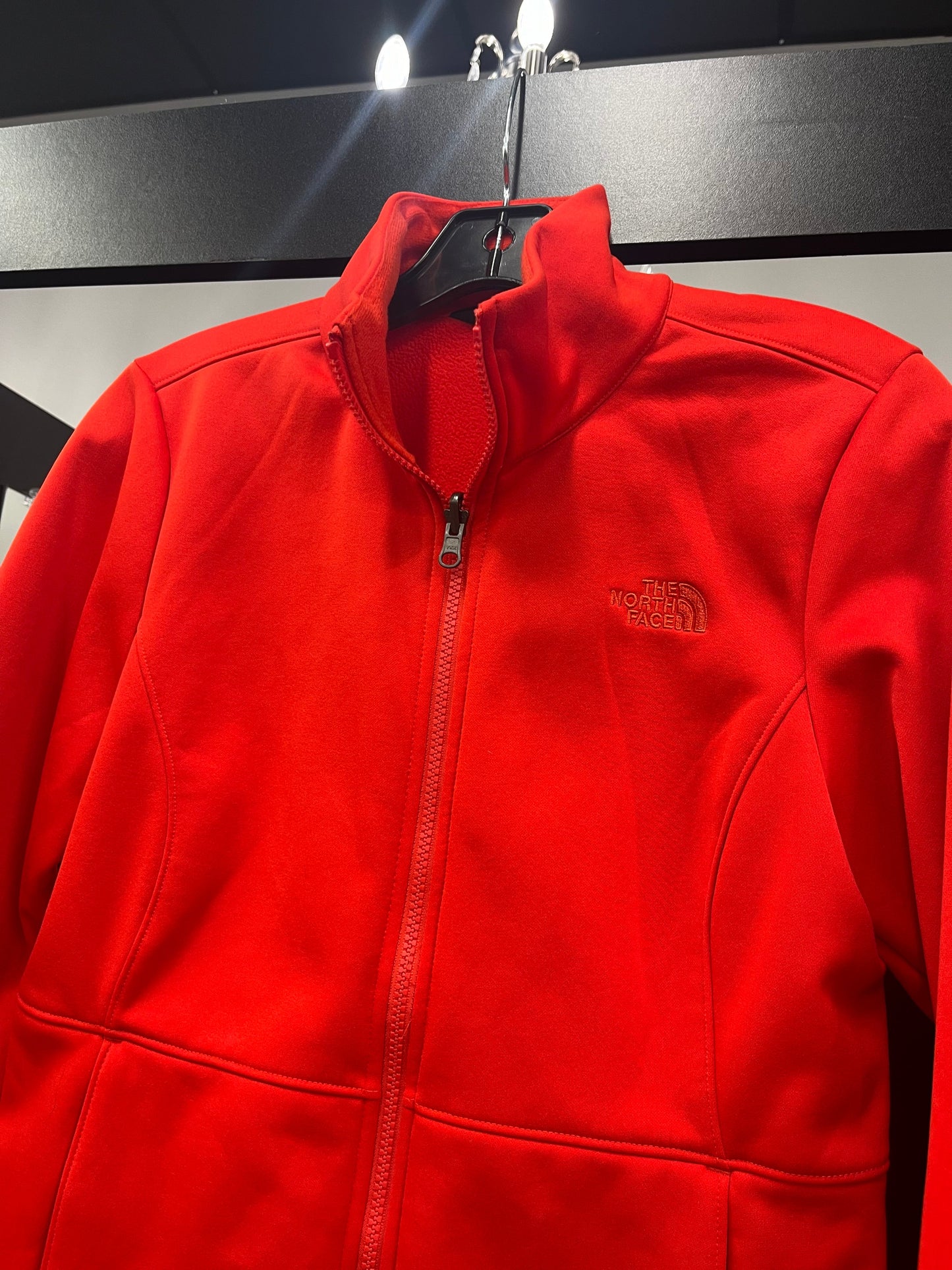 Jacket Moto By North Face In Red, Size: M