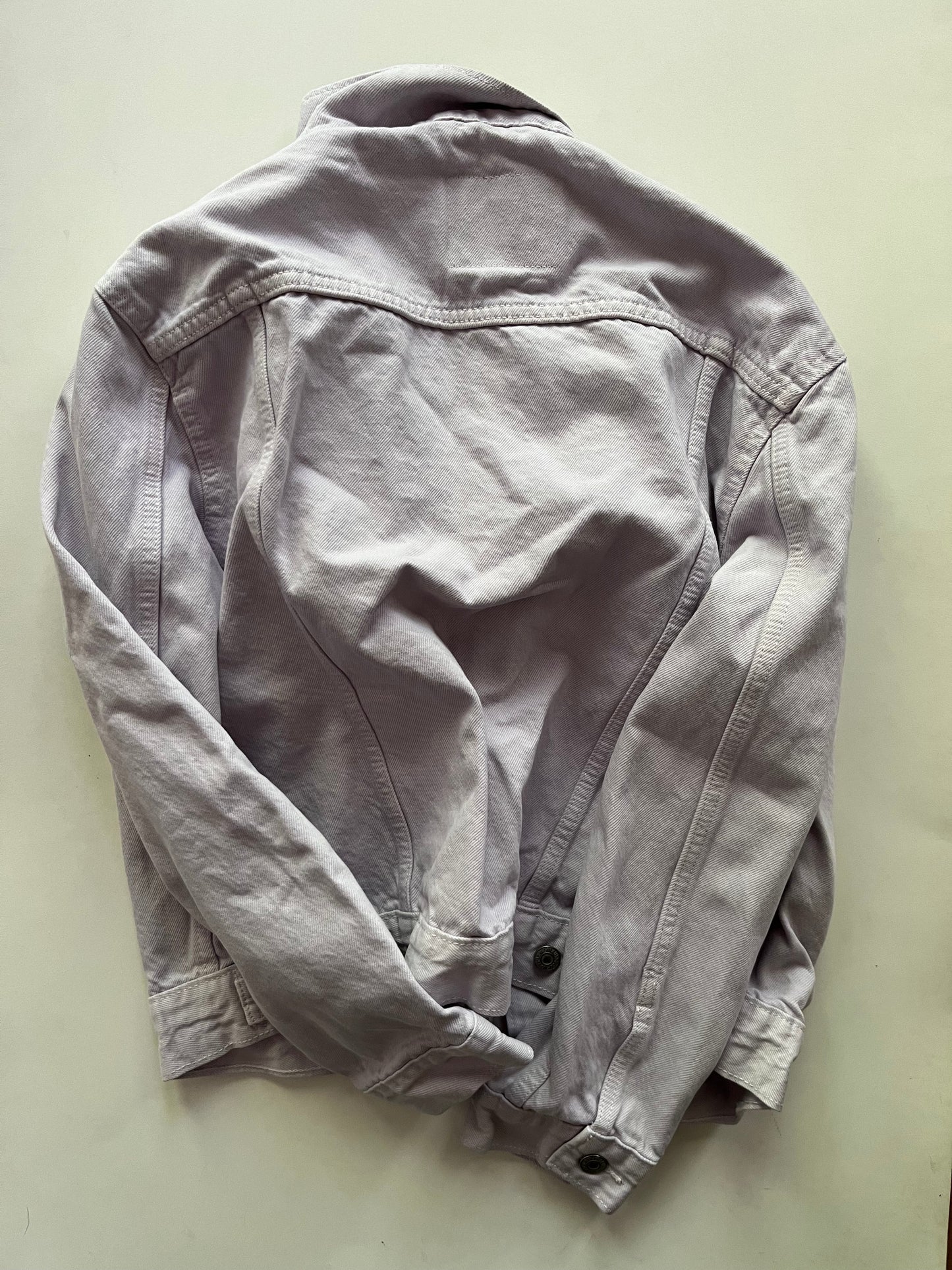 Jacket Denim By Levis In Lavender, Size: M