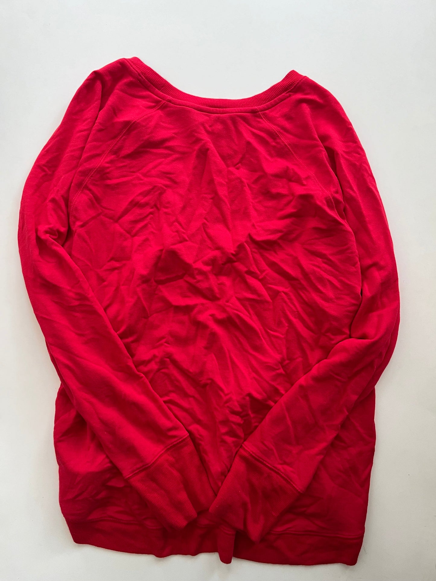 Athletic Sweatshirt Crewneck By Athleta In Red, Size: Xl