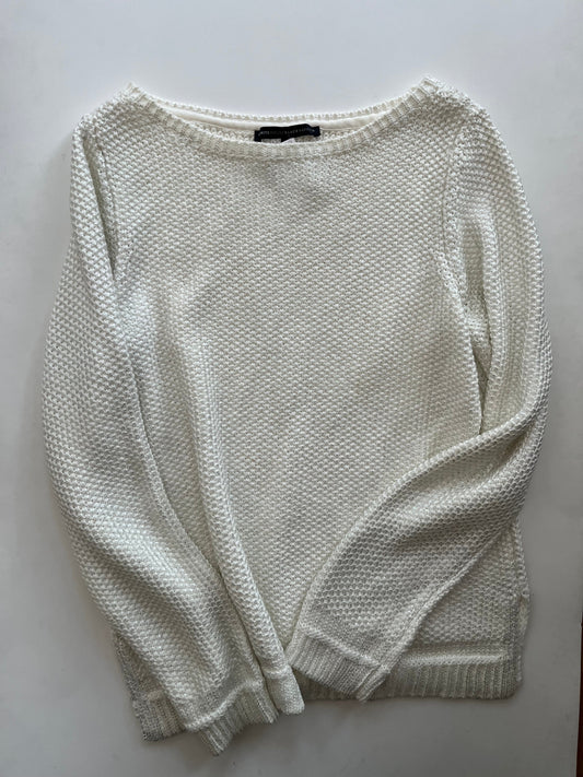 Sweater By White House Black Market O In White, Size: Xl