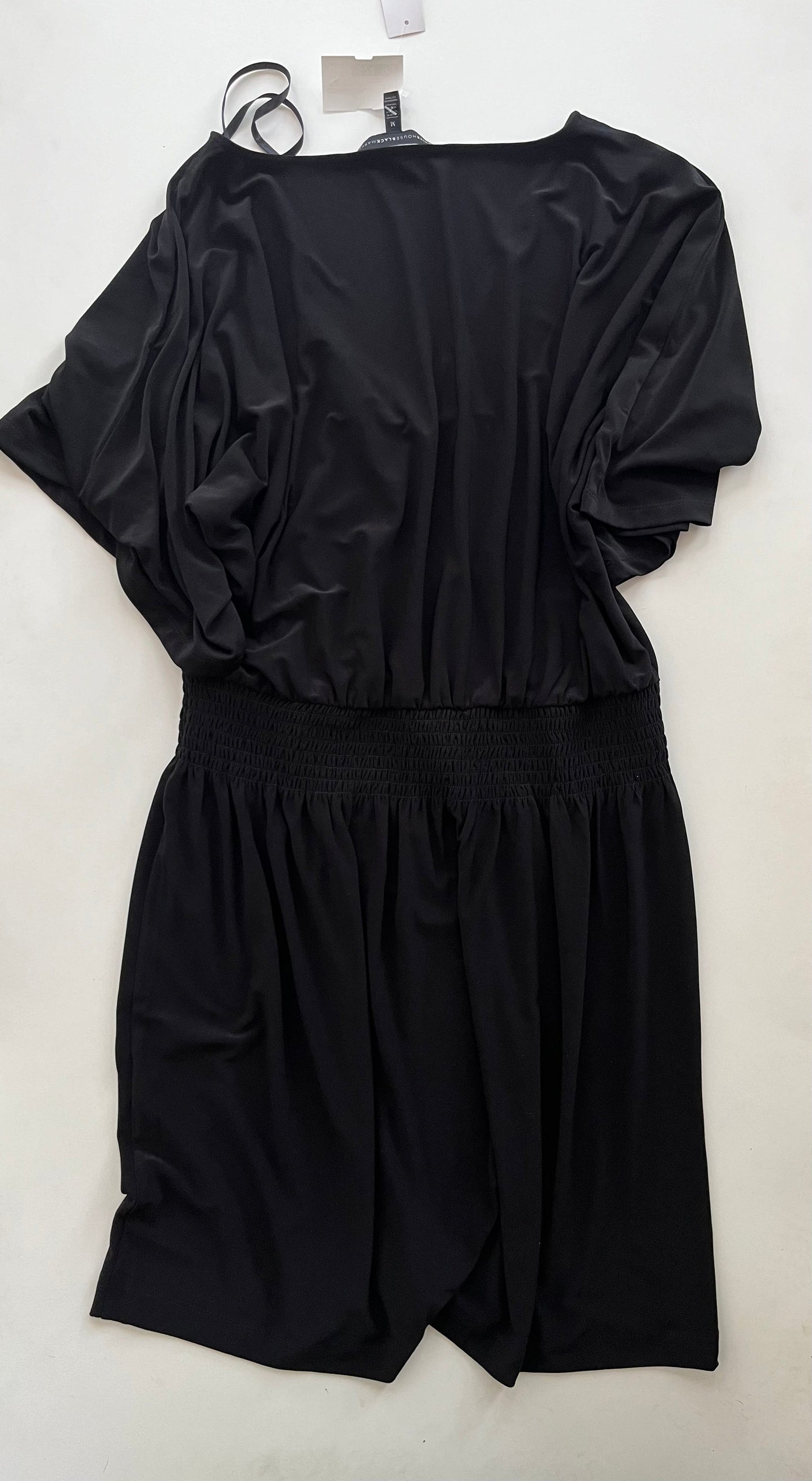 Dress Casual Midi By White House Black Market O In Black, Size: M