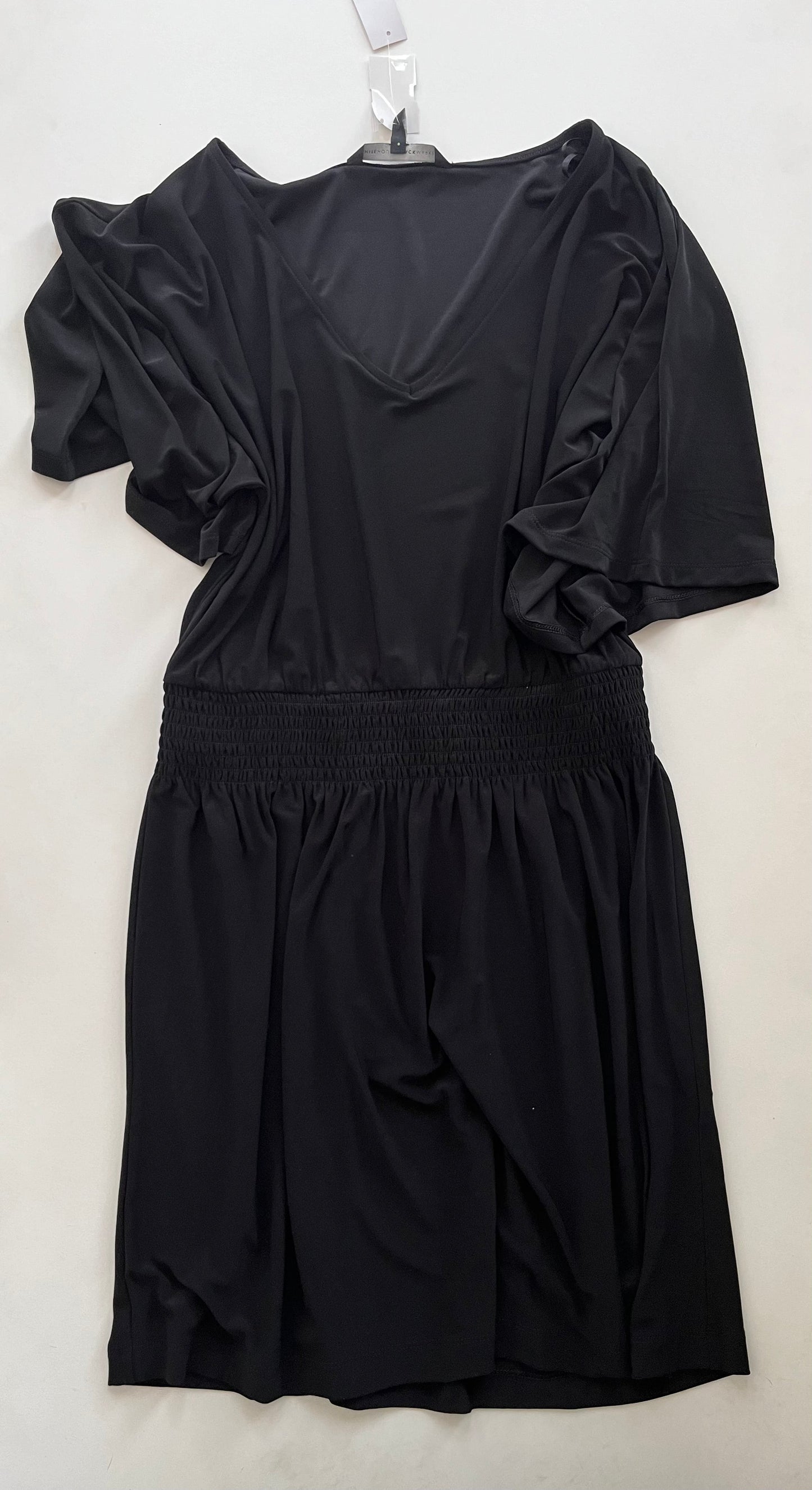 Dress Casual Midi By White House Black Market O In Black, Size: M