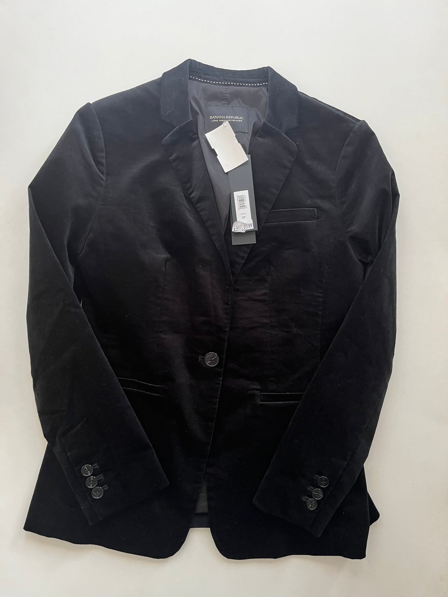 Blazer By Banana Republic In Black, Size: Petite   Xs