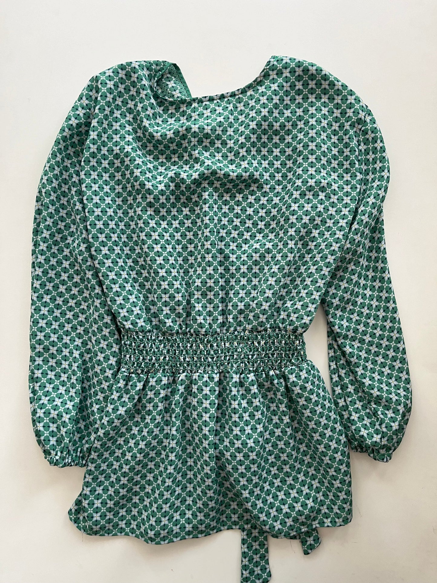 Blouse Long Sleeve By Max Studio In Green, Size: S