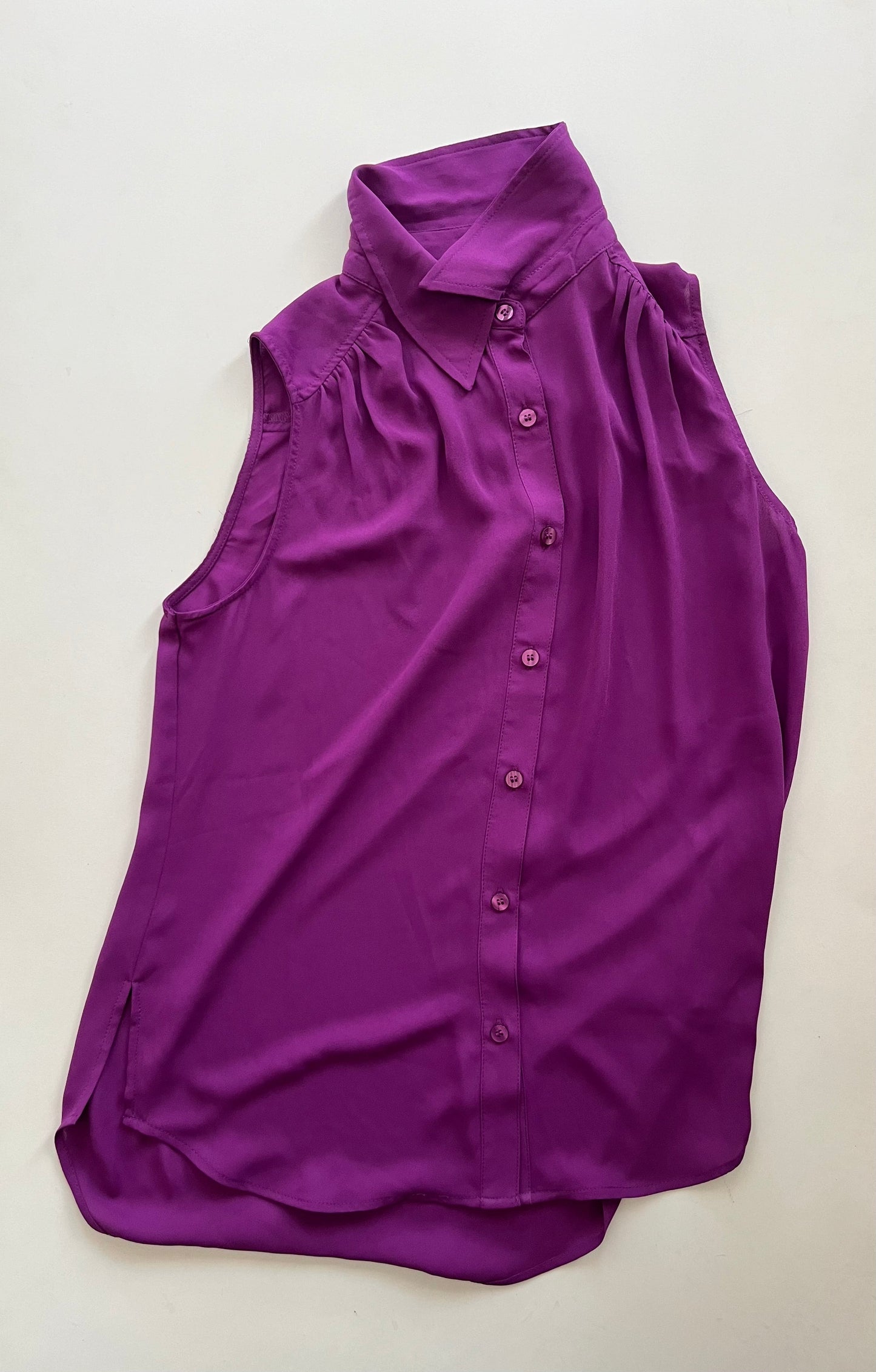 Blouse Sleeveless By New York And Co O In Purple, Size: S