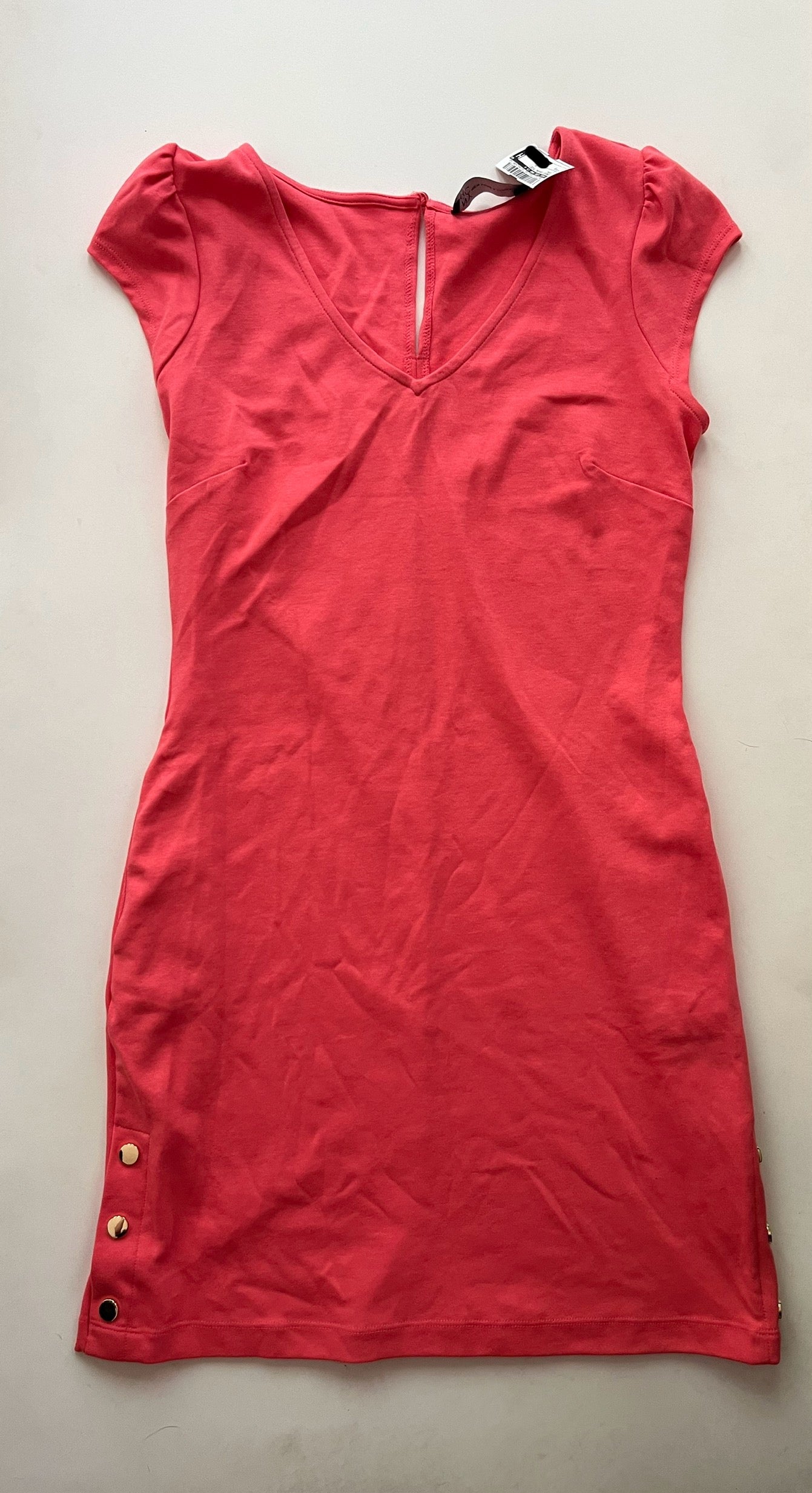 Dress Casual Midi By New York And Co O In Coral, Size: S