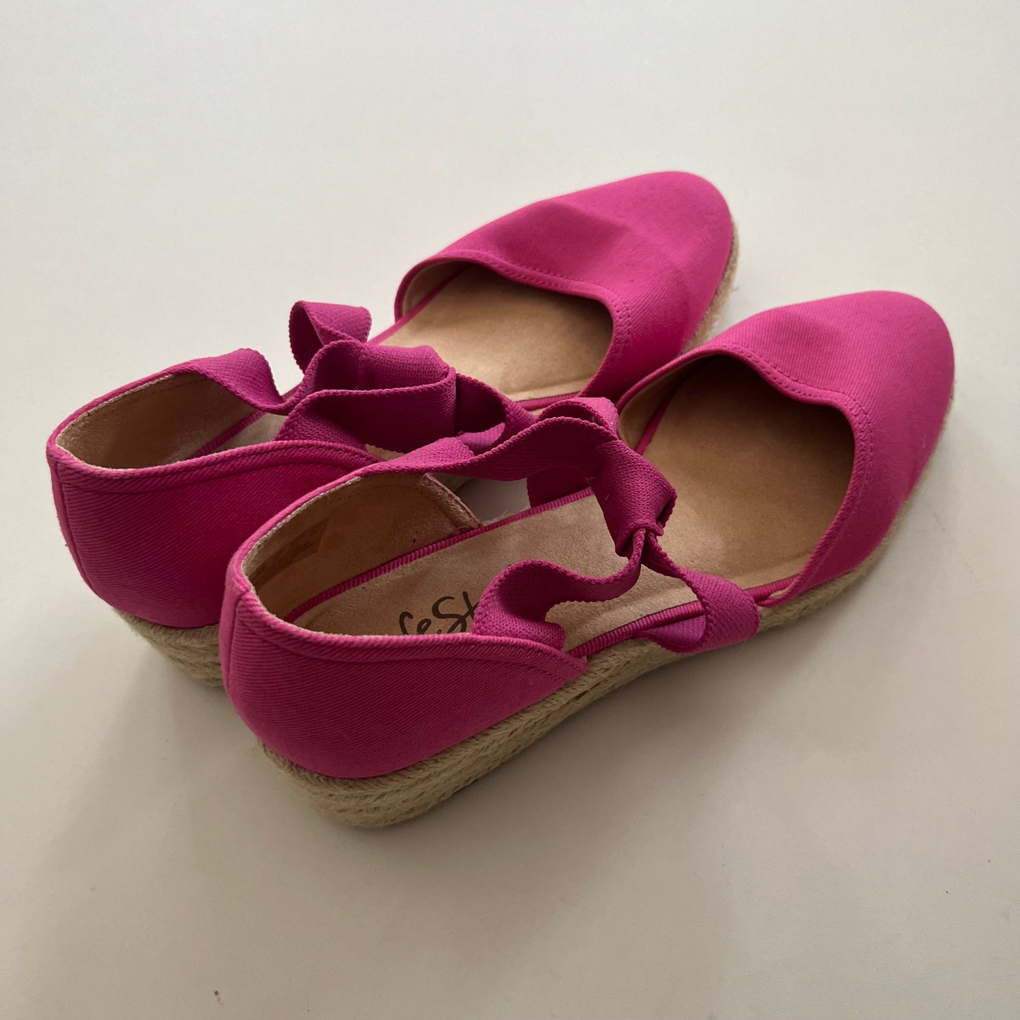 Shoes Heels Espadrille Block By Life Stride In Pink, Size: 10