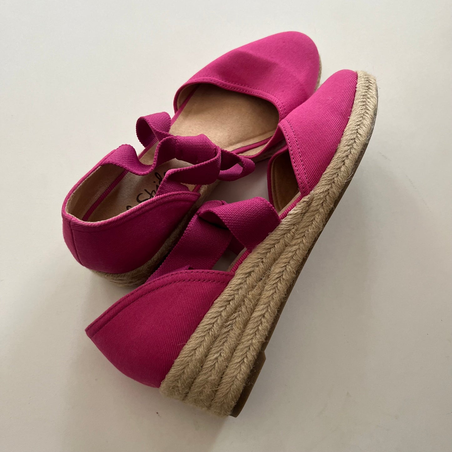 Shoes Heels Espadrille Block By Life Stride In Pink, Size: 10