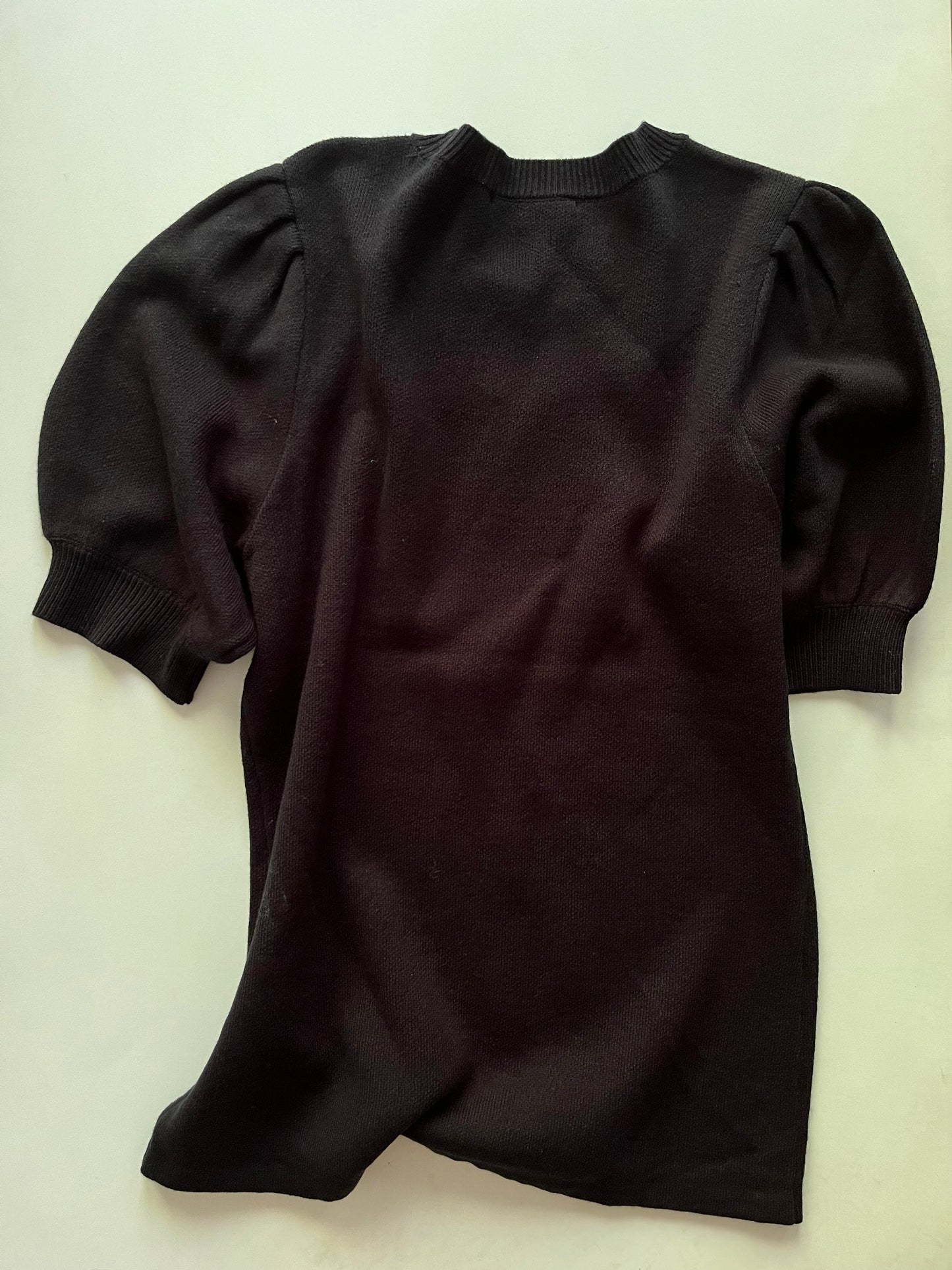 Sweater Short Sleeve By New York And Co In Black, Size: M