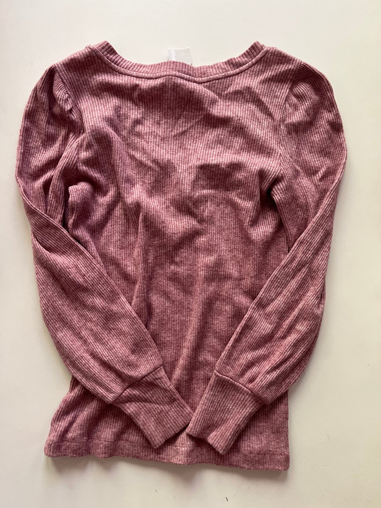 Top Long Sleeve By Loft In Rose, Size: S