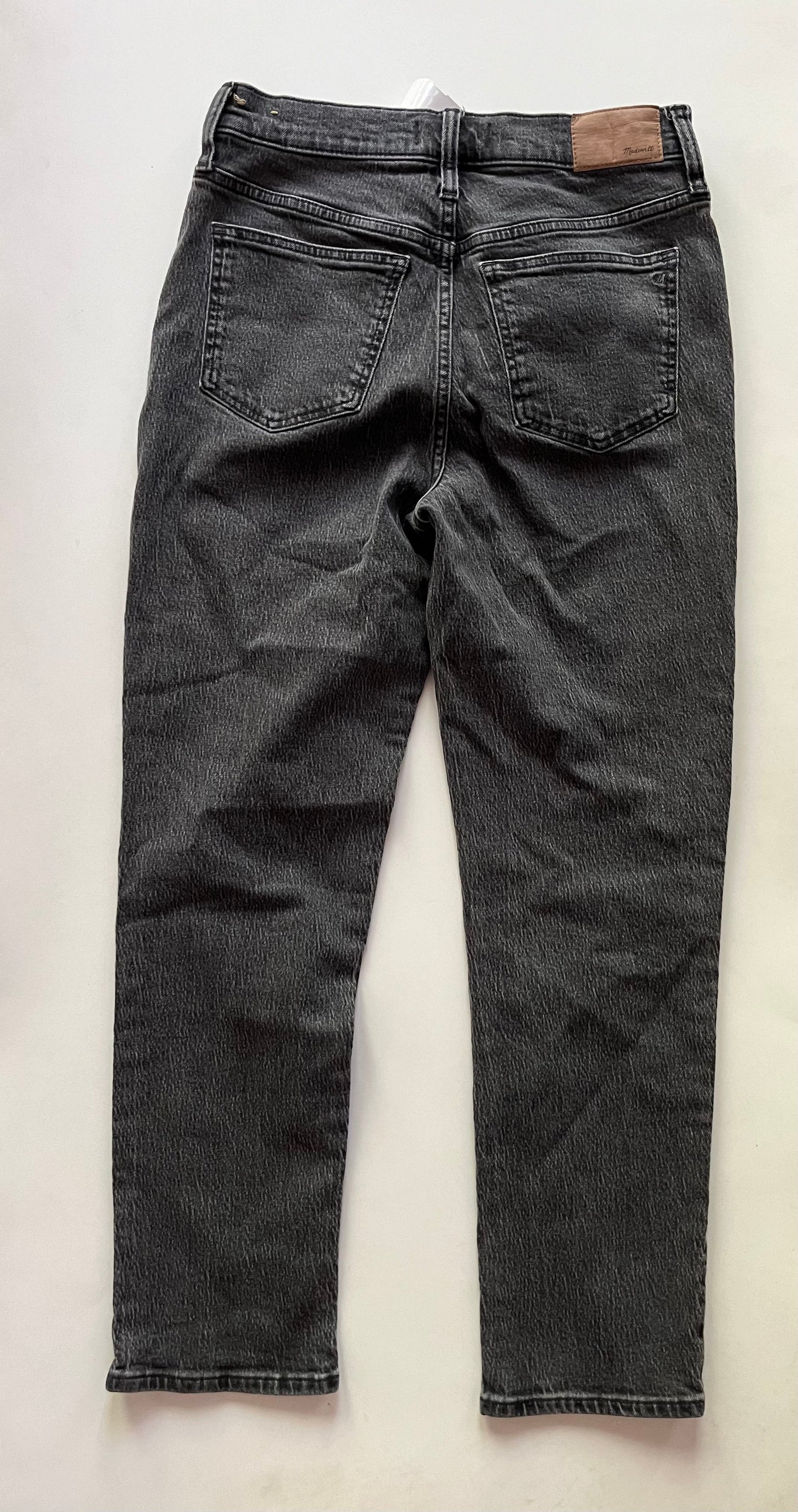 Jeans Straight By Madewell In Black, Size: 4