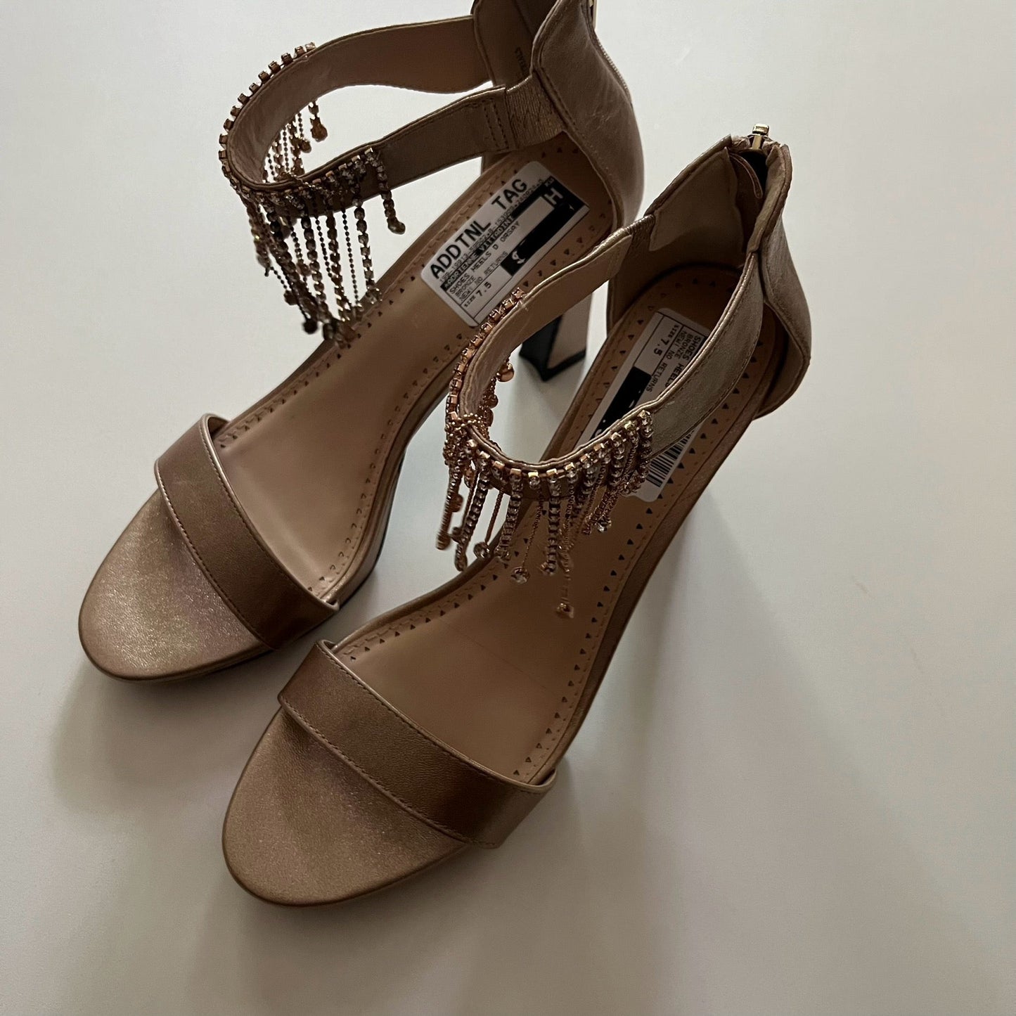 Shoes Heels D Orsay By Adrienne Vittadini In Bronze, Size: 7.5