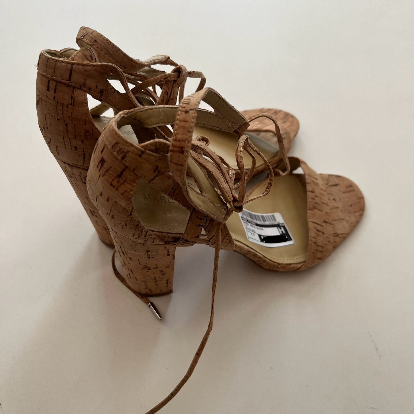 Shoes Heels Block By Marc Fisher In Tan, Size: 8.5