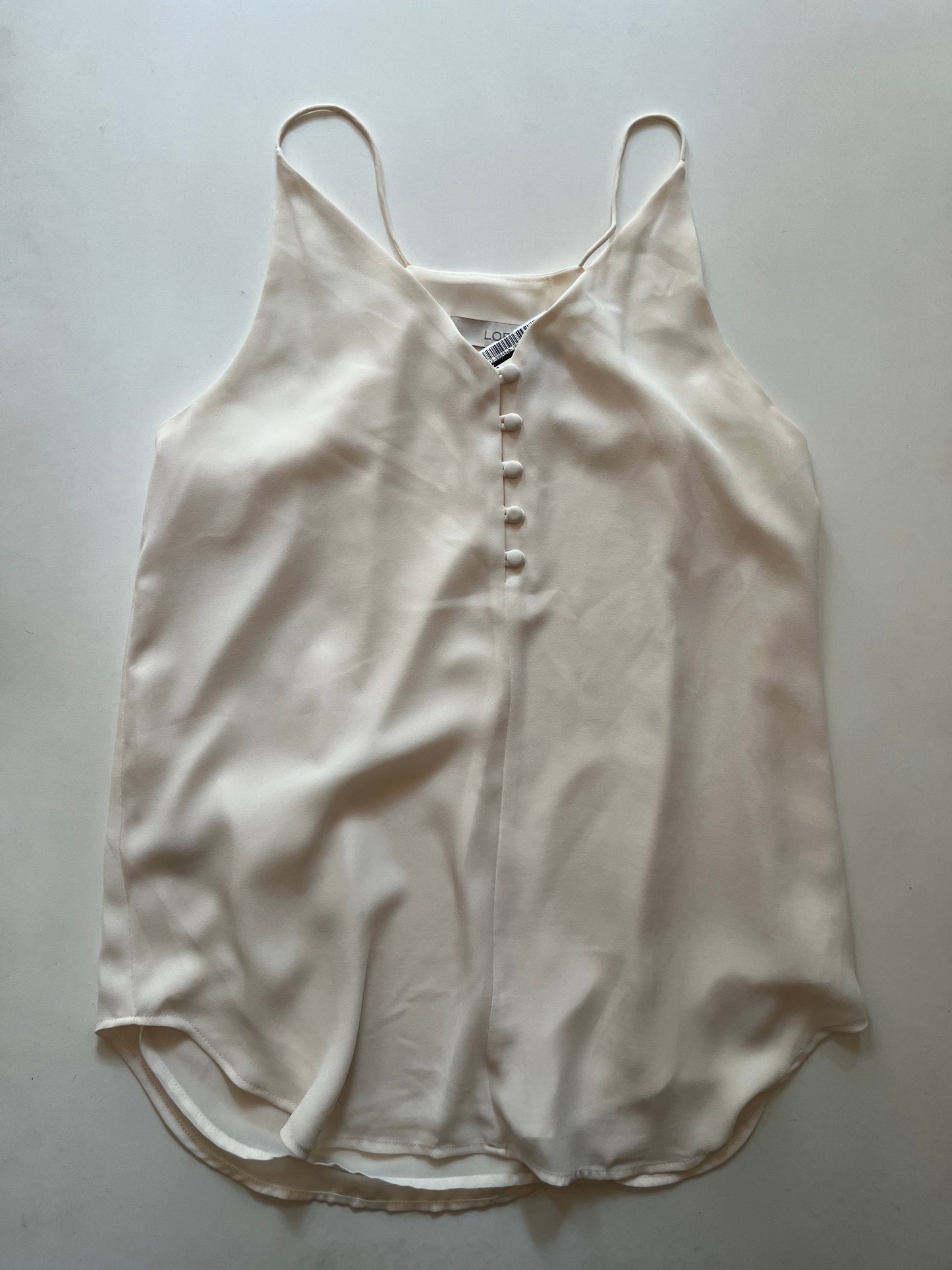 Tank Top By Loft In Cream, Size: Xs