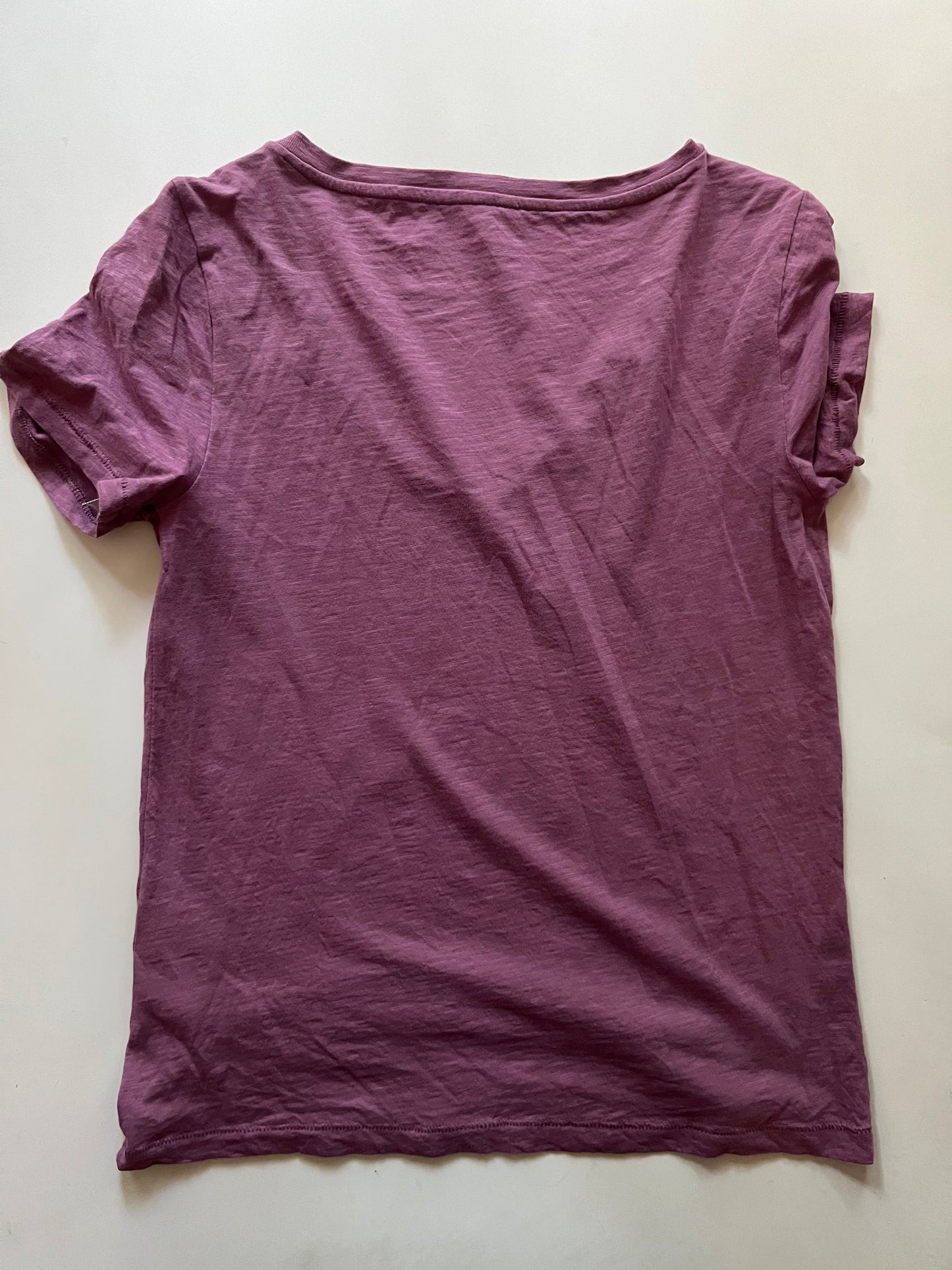 Top Short Sleeve By J Crew O In Purple, Size: S