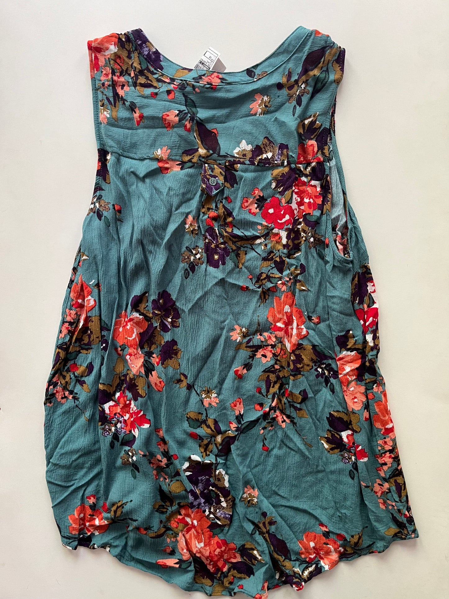 Top Sleeveless By Market & Spruce In Floral, Size: 1x