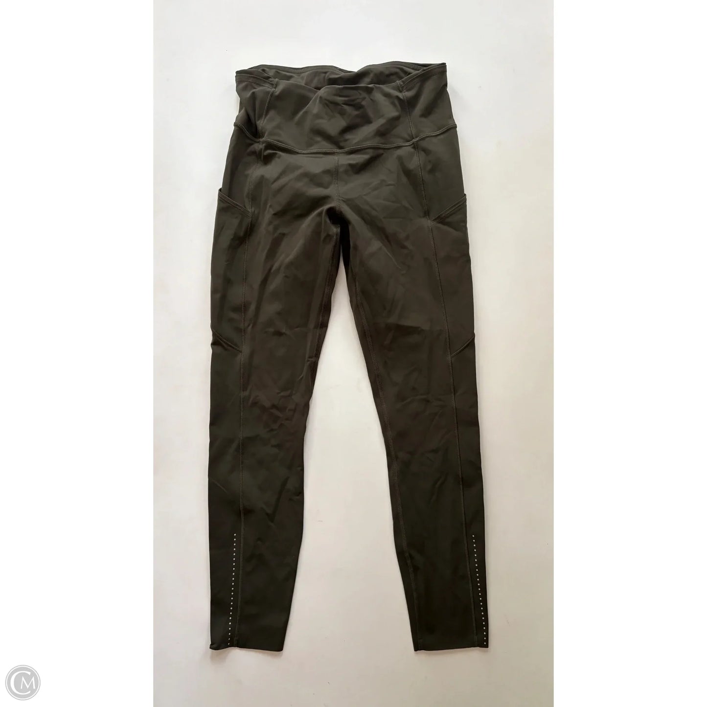 Athletic Leggings By Lululemon In Green, Size: S