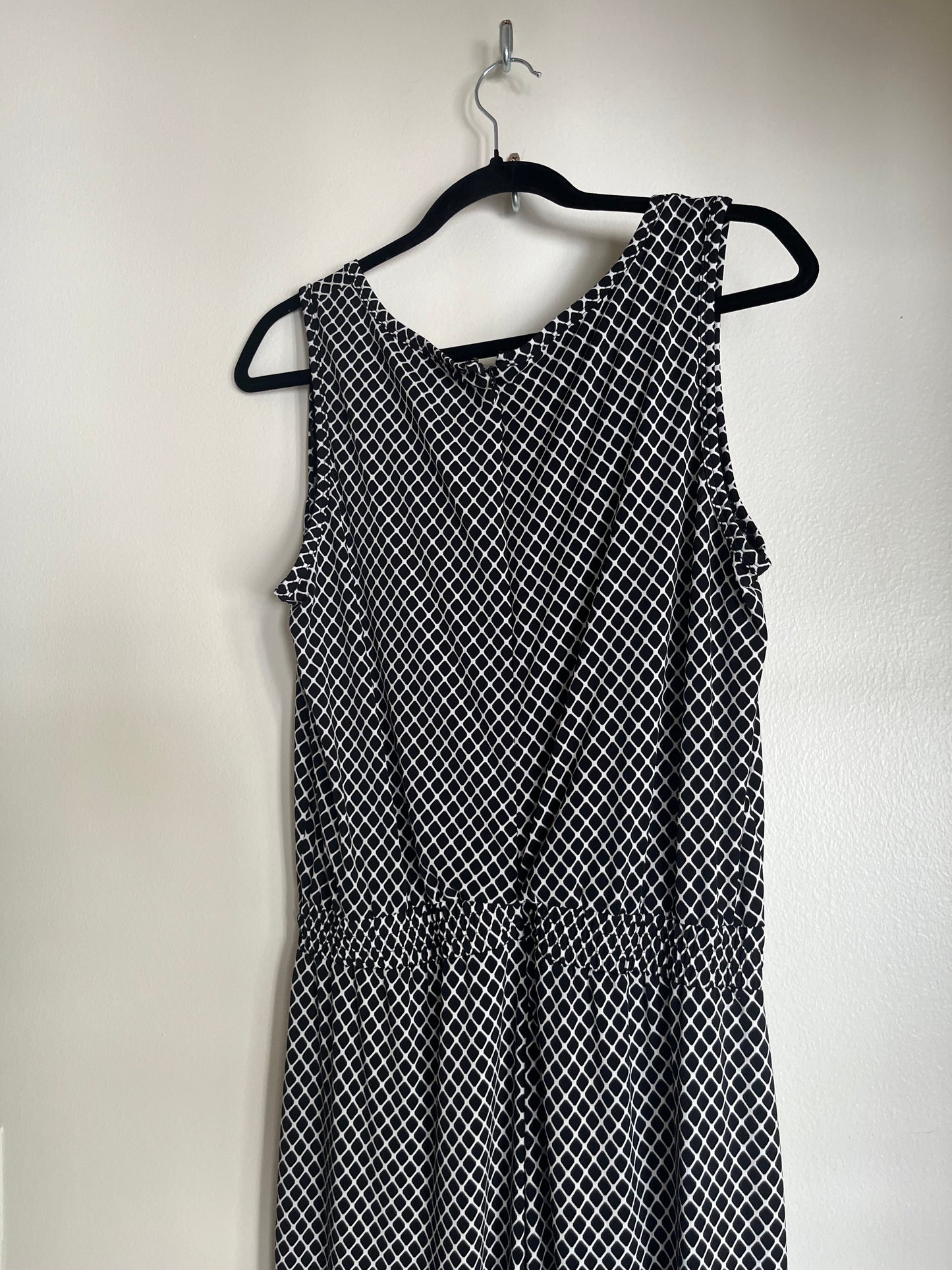 Jumpsuit By Calvin Klein O In Black White, Size: L