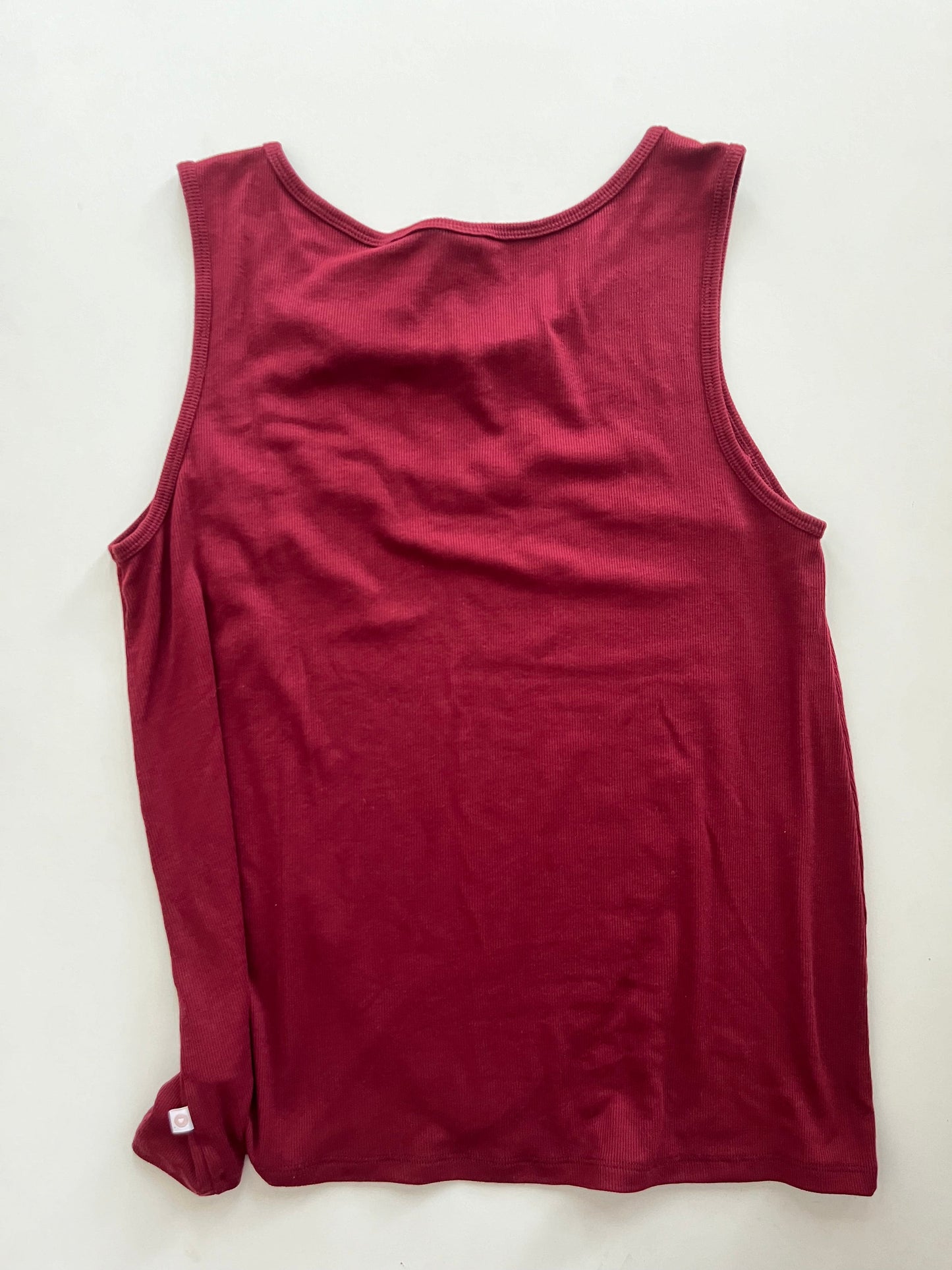 Tank Top By Only In La In Burgundy, Size: M