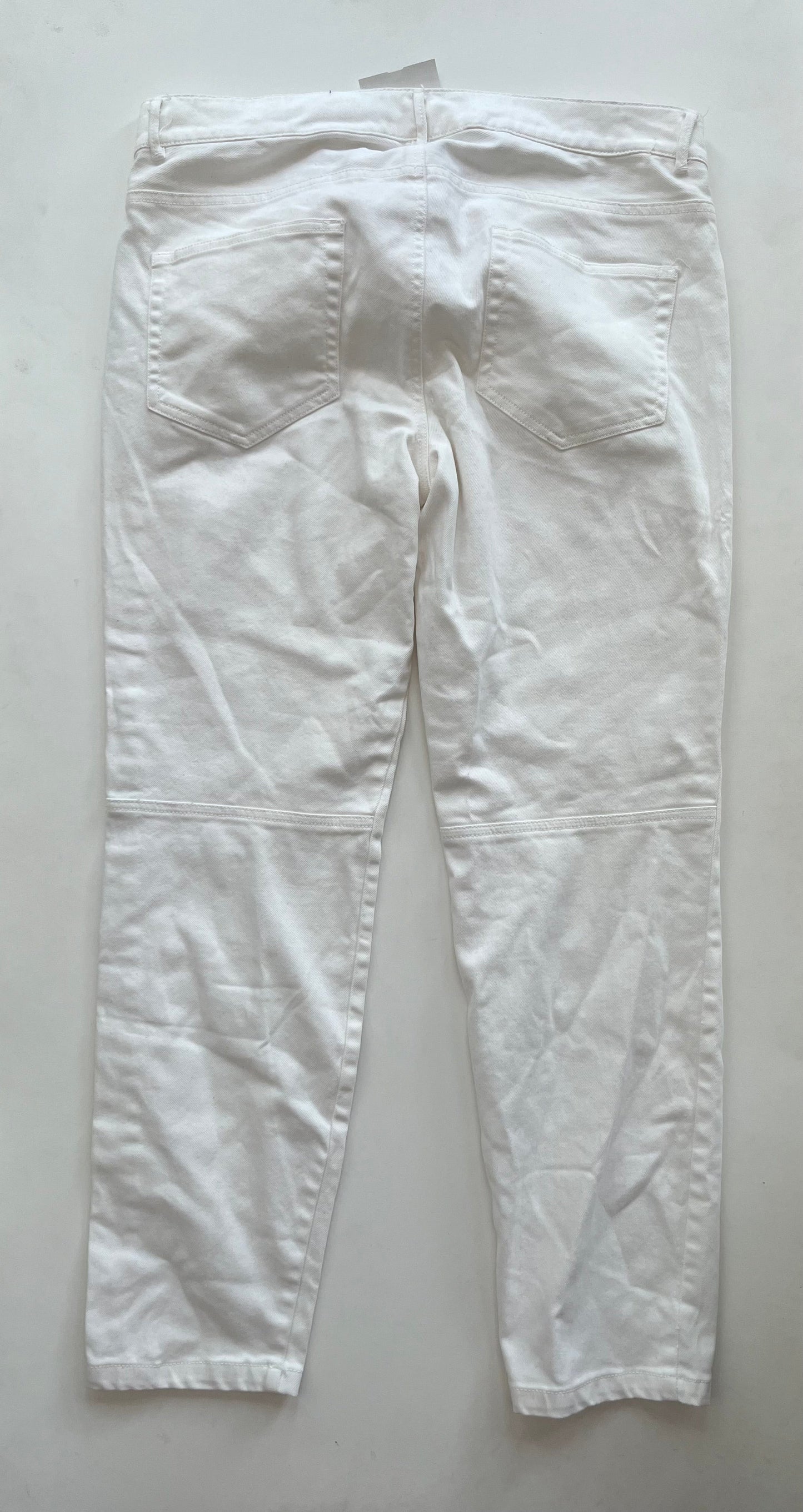 Jeans Straight By Max Studio In White, Size: 10