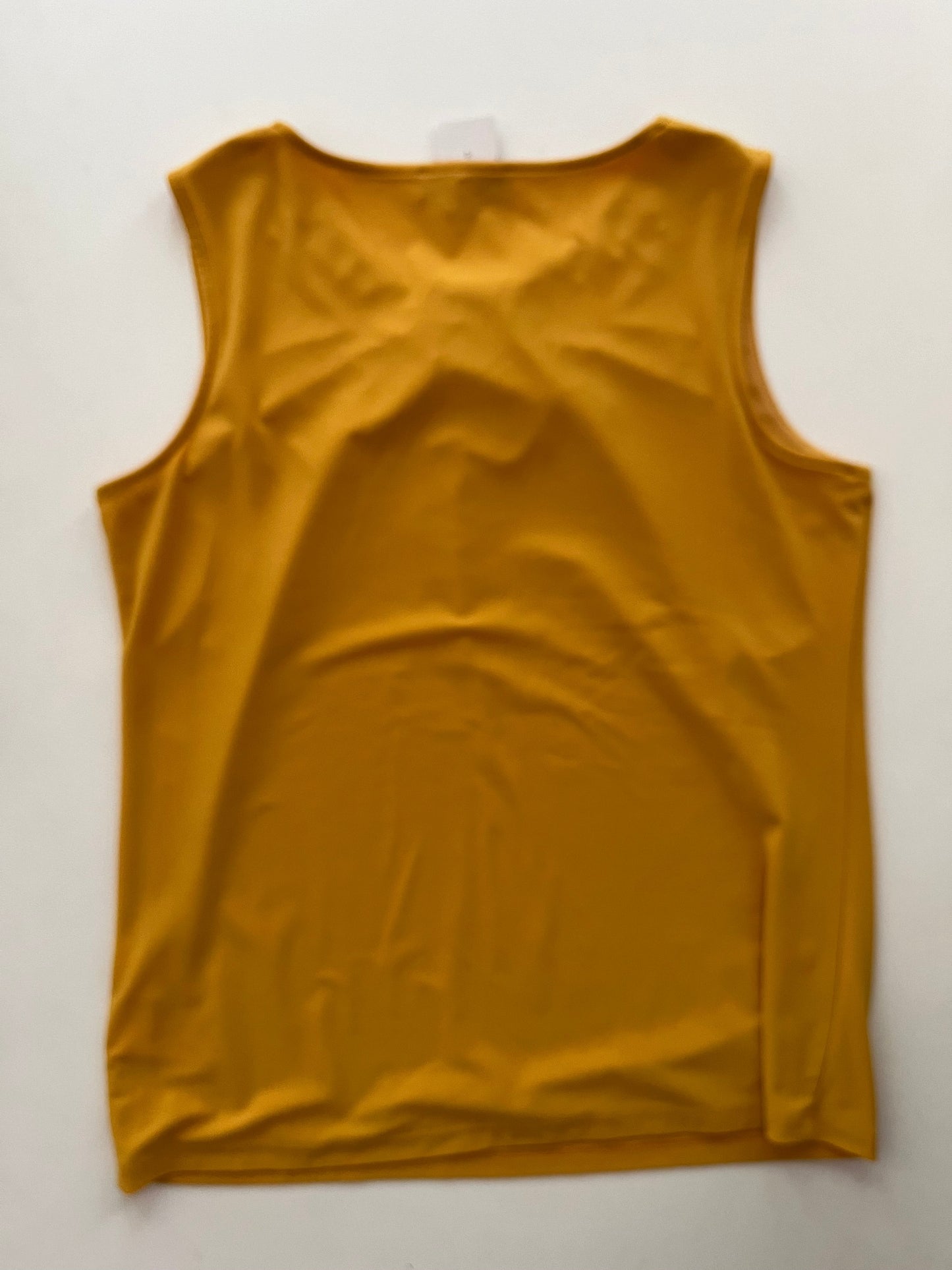 Blouse Sleeveless By Nine West Apparel In Mustard, Size: S