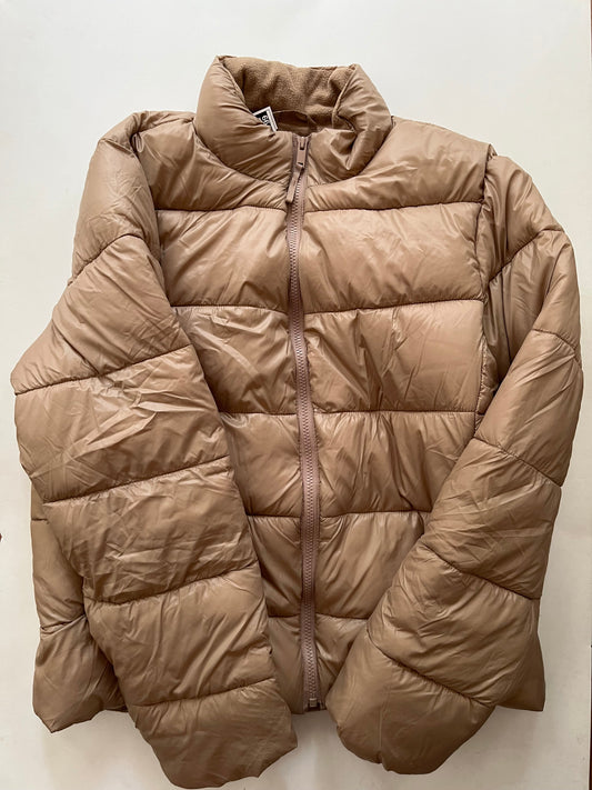 Jacket Puffer & Quilted By Gap O In Khaki, Size: L