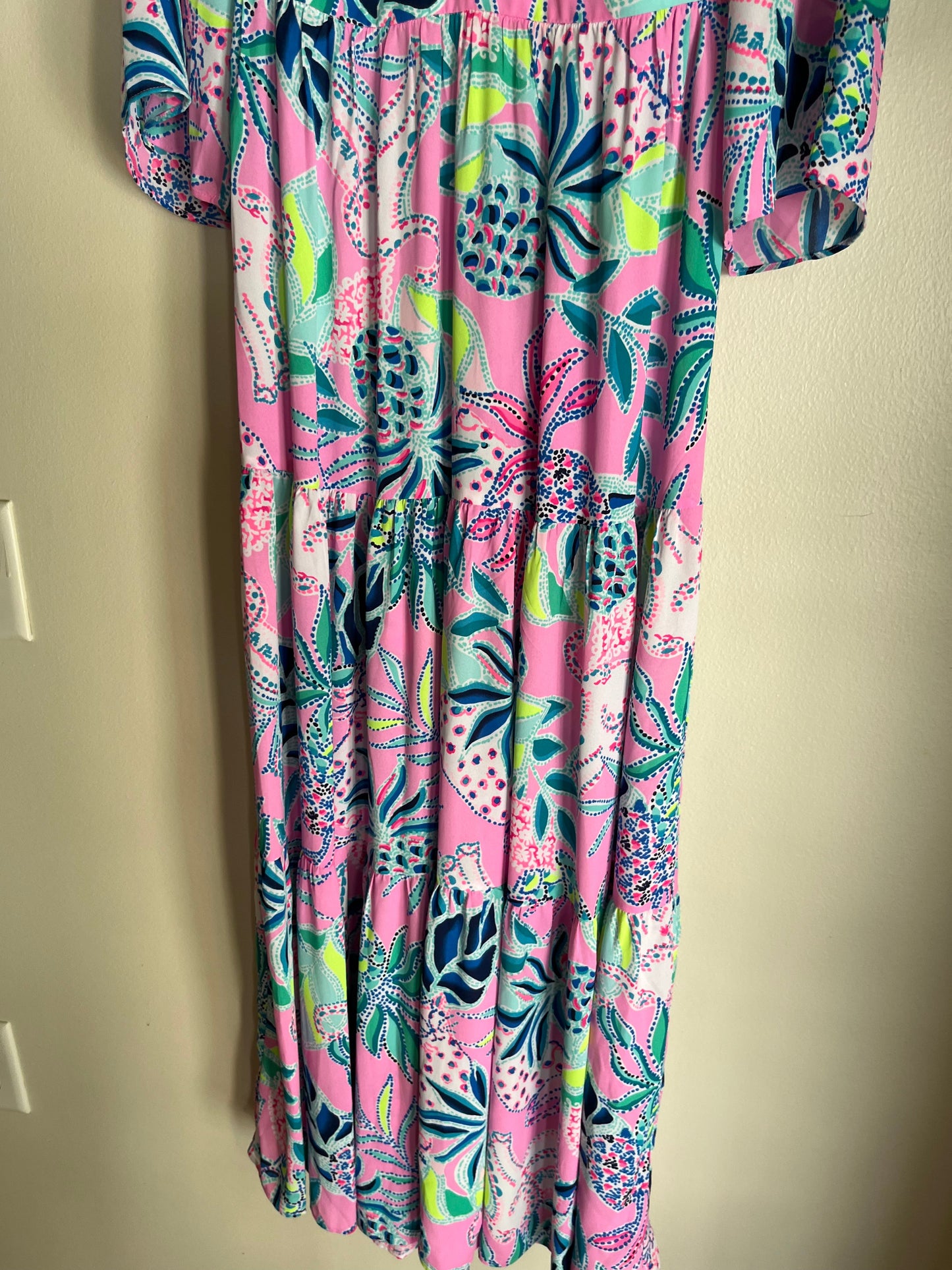 Dress Party Long By Lilly Pulitzer In Multi-colored, Size: Xs