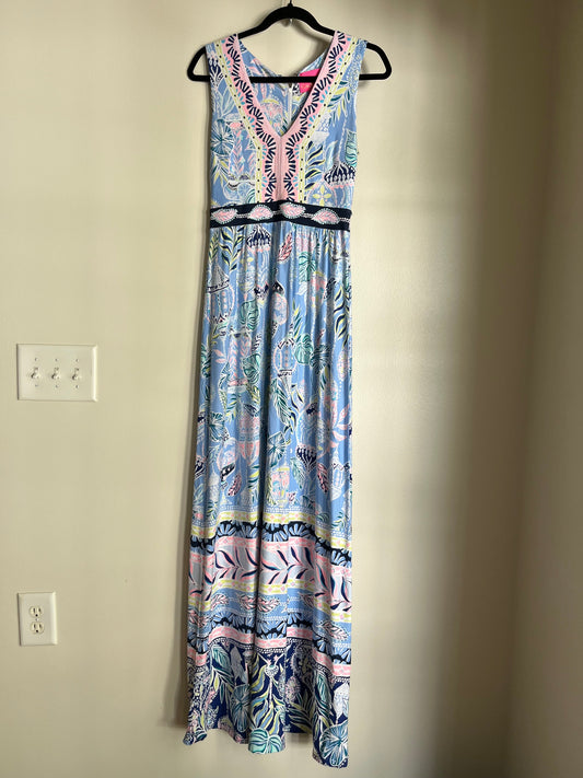 Dress Casual Maxi By Lilly Pulitzer In Multi-colored, Size: Xs