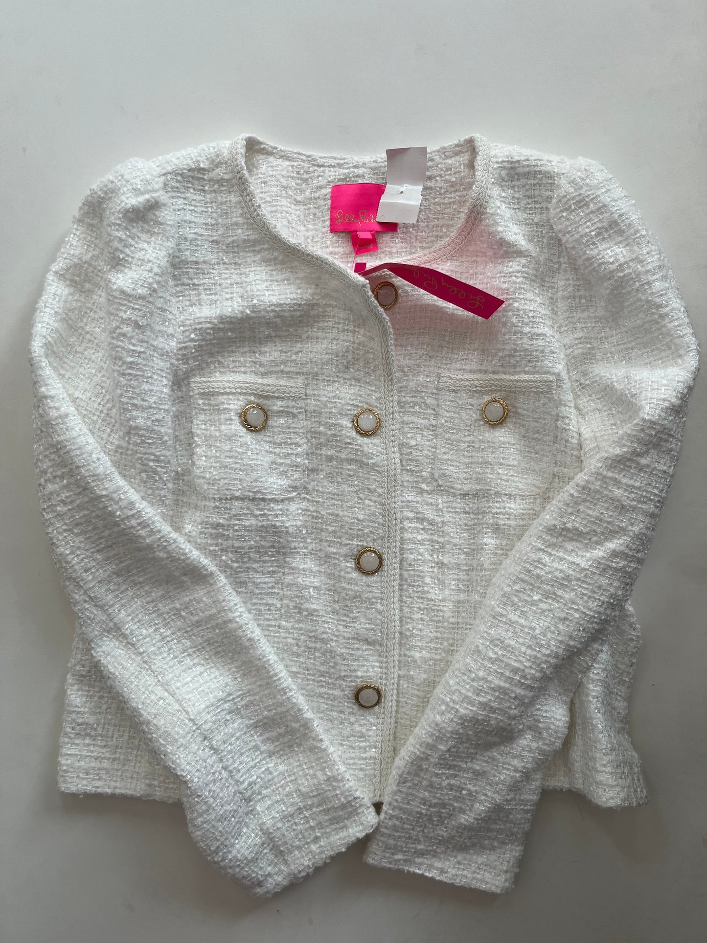 Blazer By Lilly Pulitzer In White, Size: S