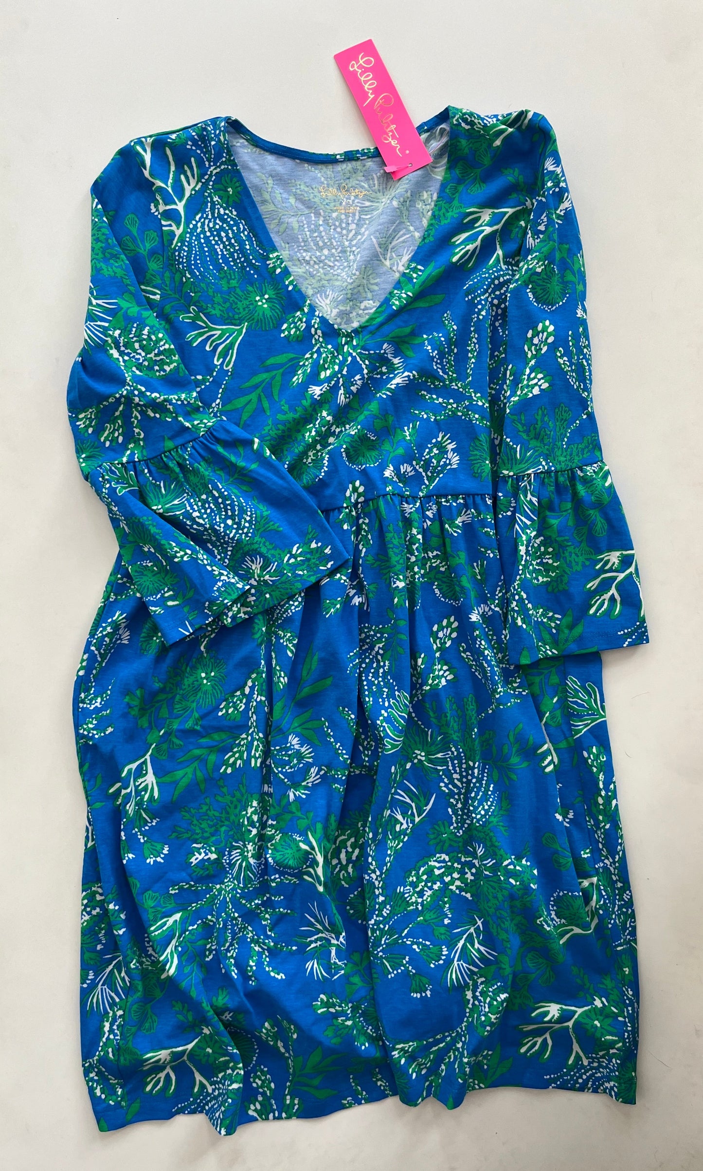 Dress Casual Maxi By Lilly Pulitzer In Blue, Size: Xs