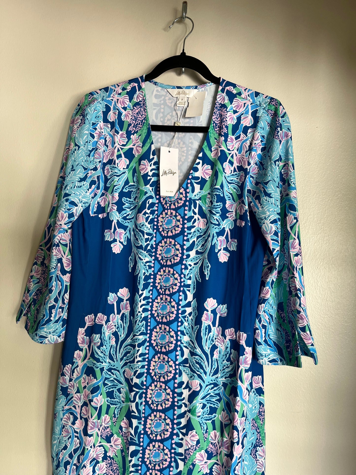 Dress Casual Maxi By Lilly Pulitzer In Blue, Size: Xs